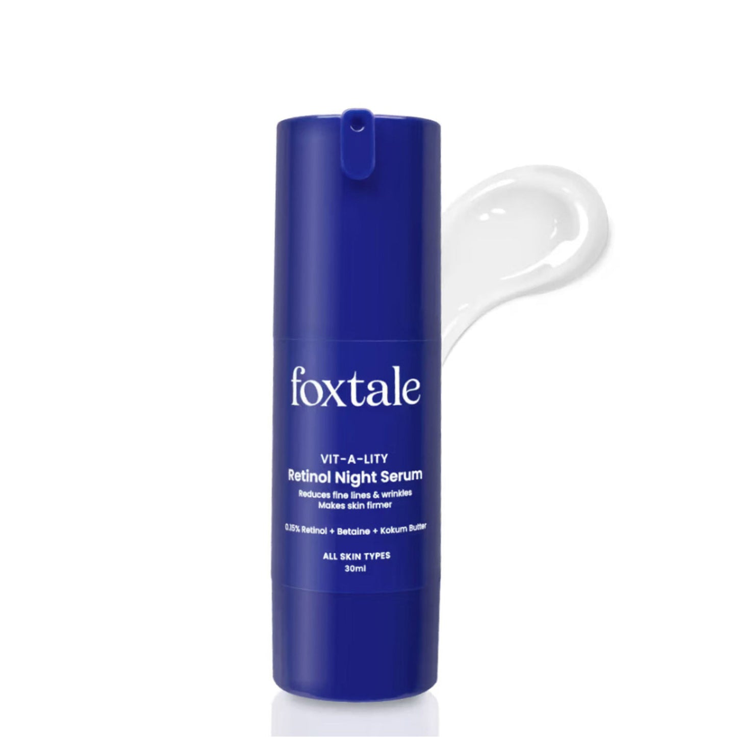 Foxtale 0.15% Anti Ageing Retinol Face Serum, Beginner-Safe, Targets Fine Lines & Wrinkles