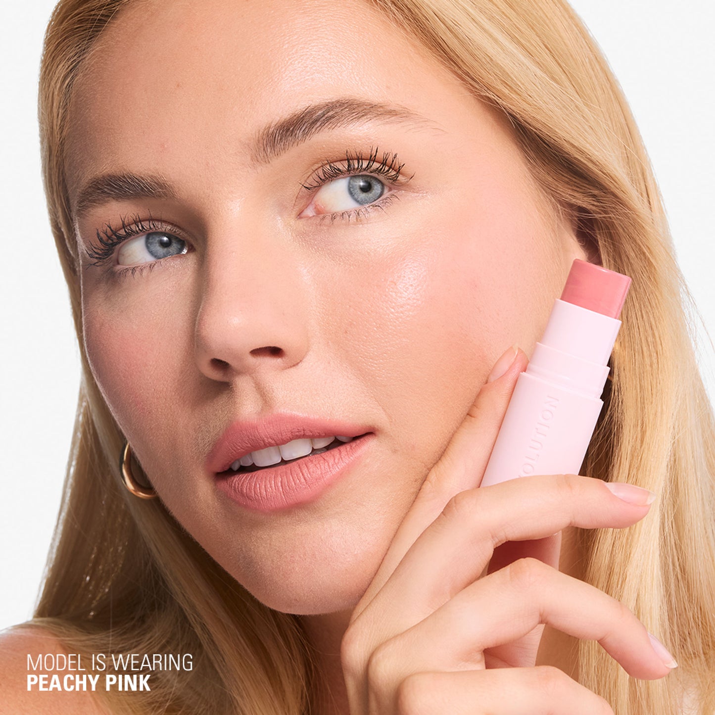 Makeup Revolution Skin Silk Marble Blush Stick - Peachy Pink