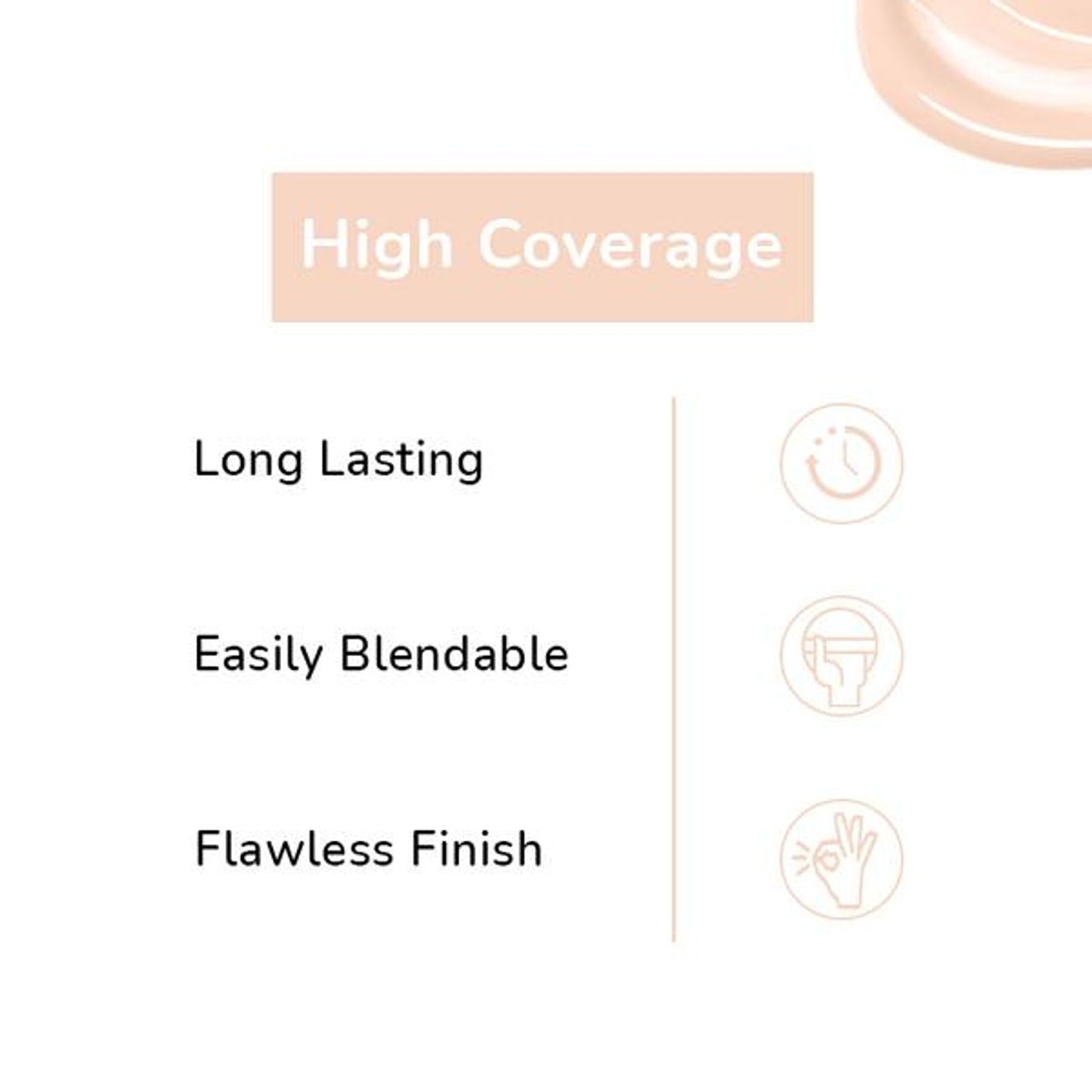Matt look High Coverage Waterproof Oil Free Matte SPF 25 Foundation - Fair