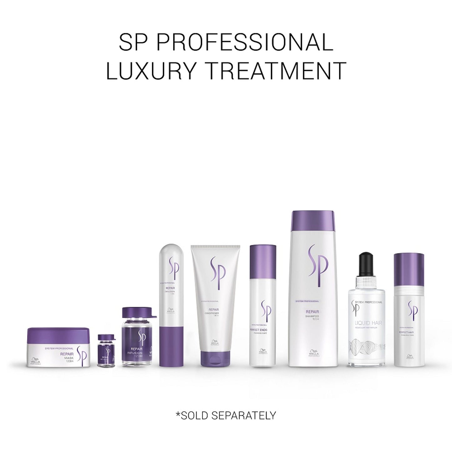 System Professional Repair Shampoo for Damaged Hair, Strengthens & Restores Hair Structure