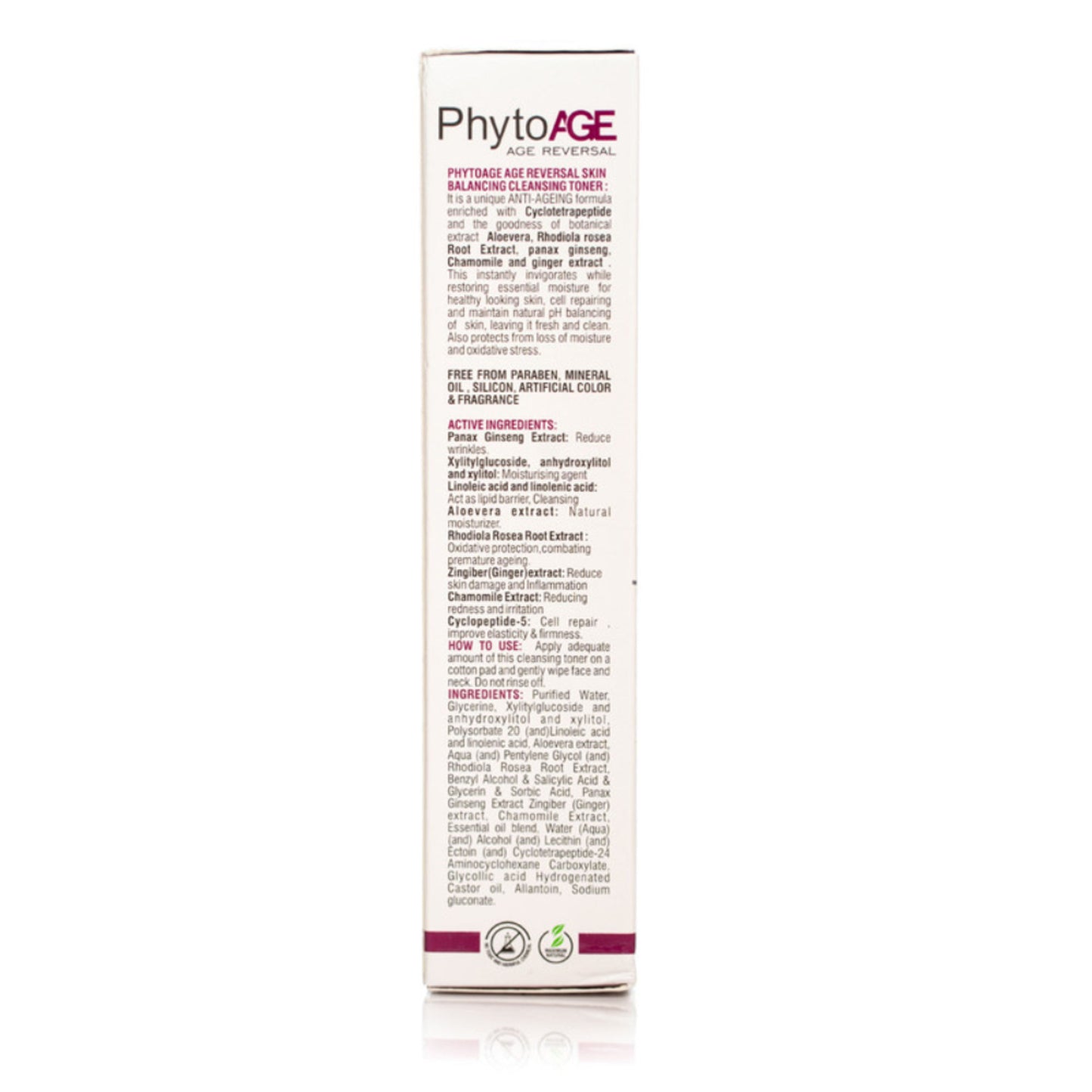 Oshea Herbals Phyto Age Reversal Skin Balancing Cleansing Toner