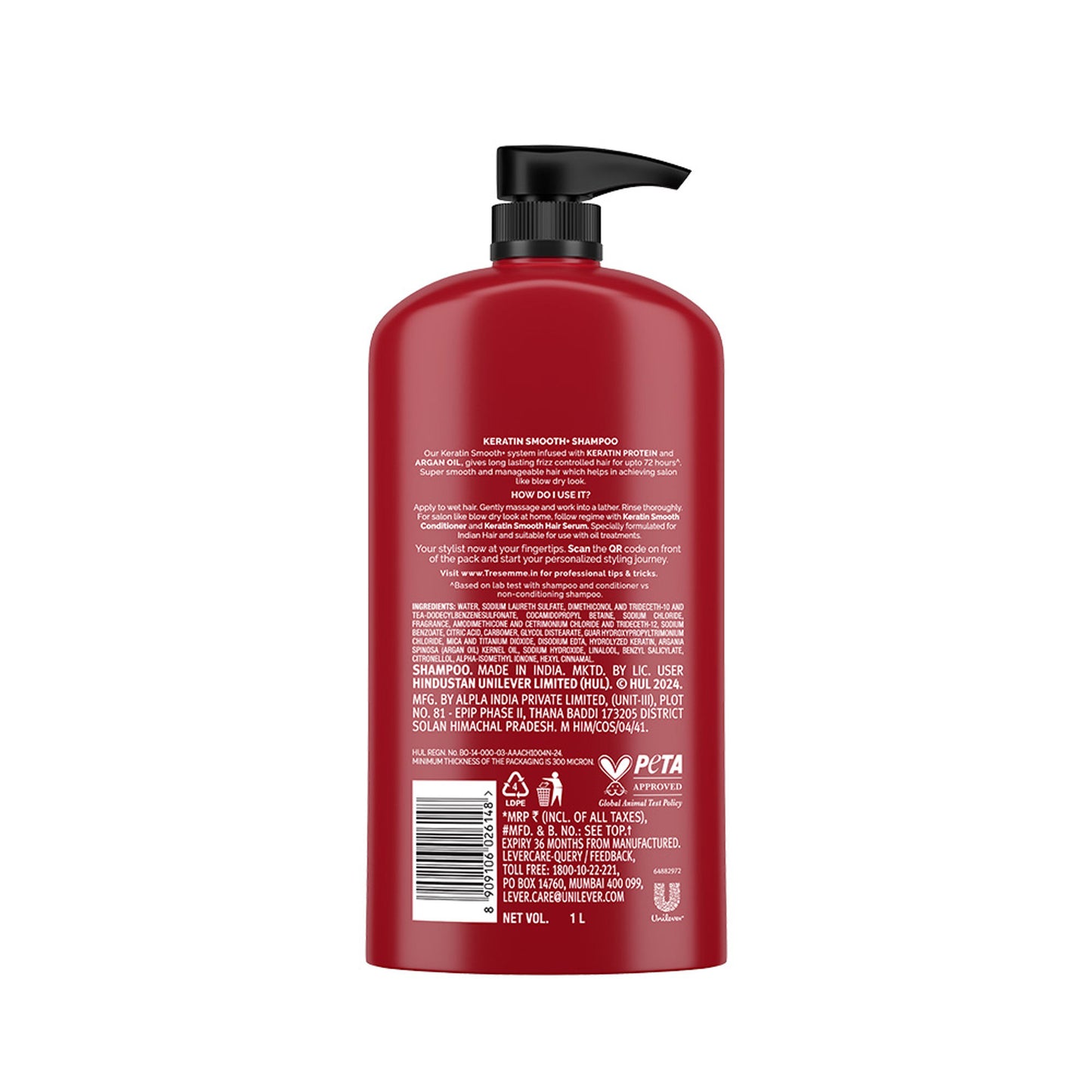 Tresemme Keratin Smooth With Argan Oil Shampoo