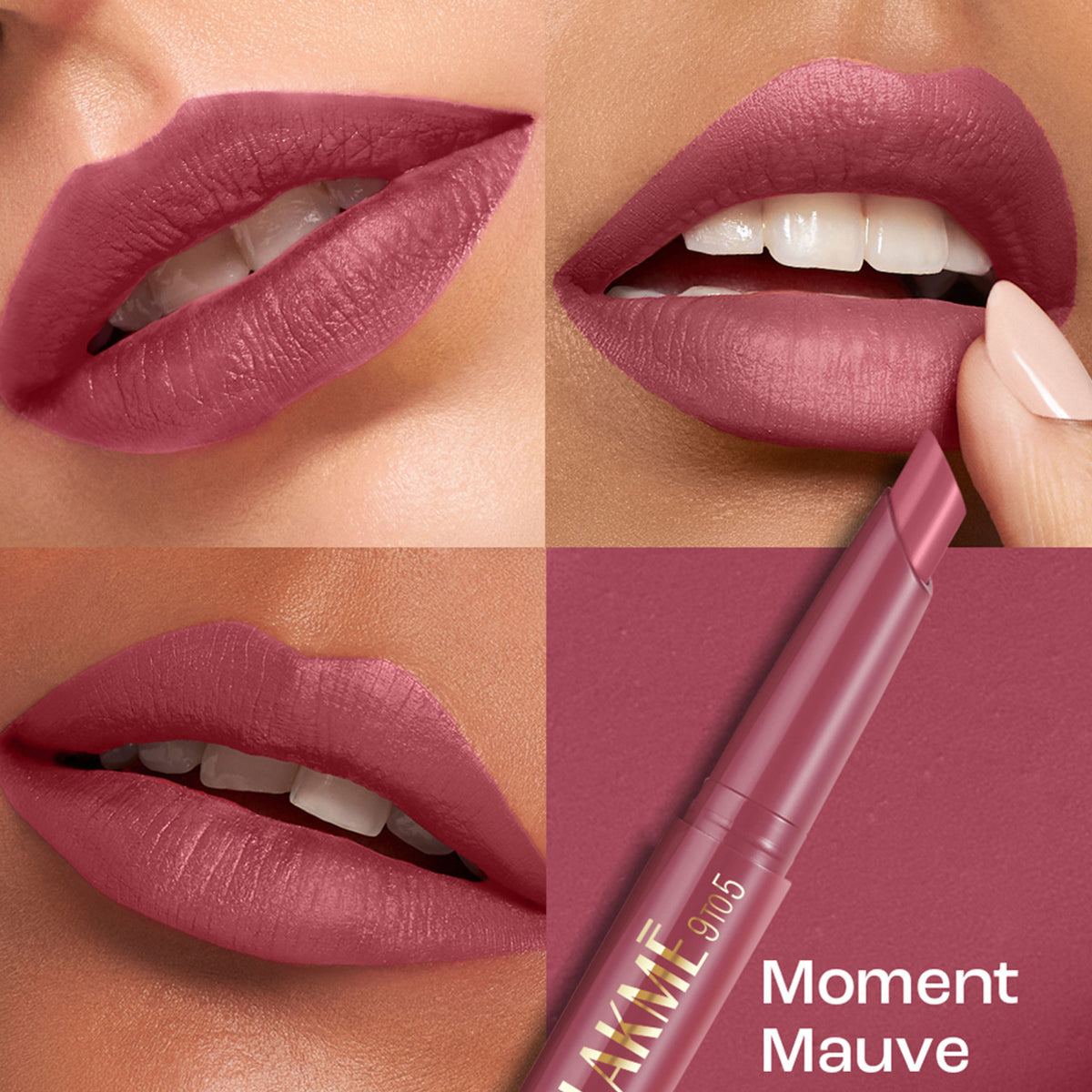 Lakme 9 to 5 Forever Matte Lip Crayon - Moment Mauve