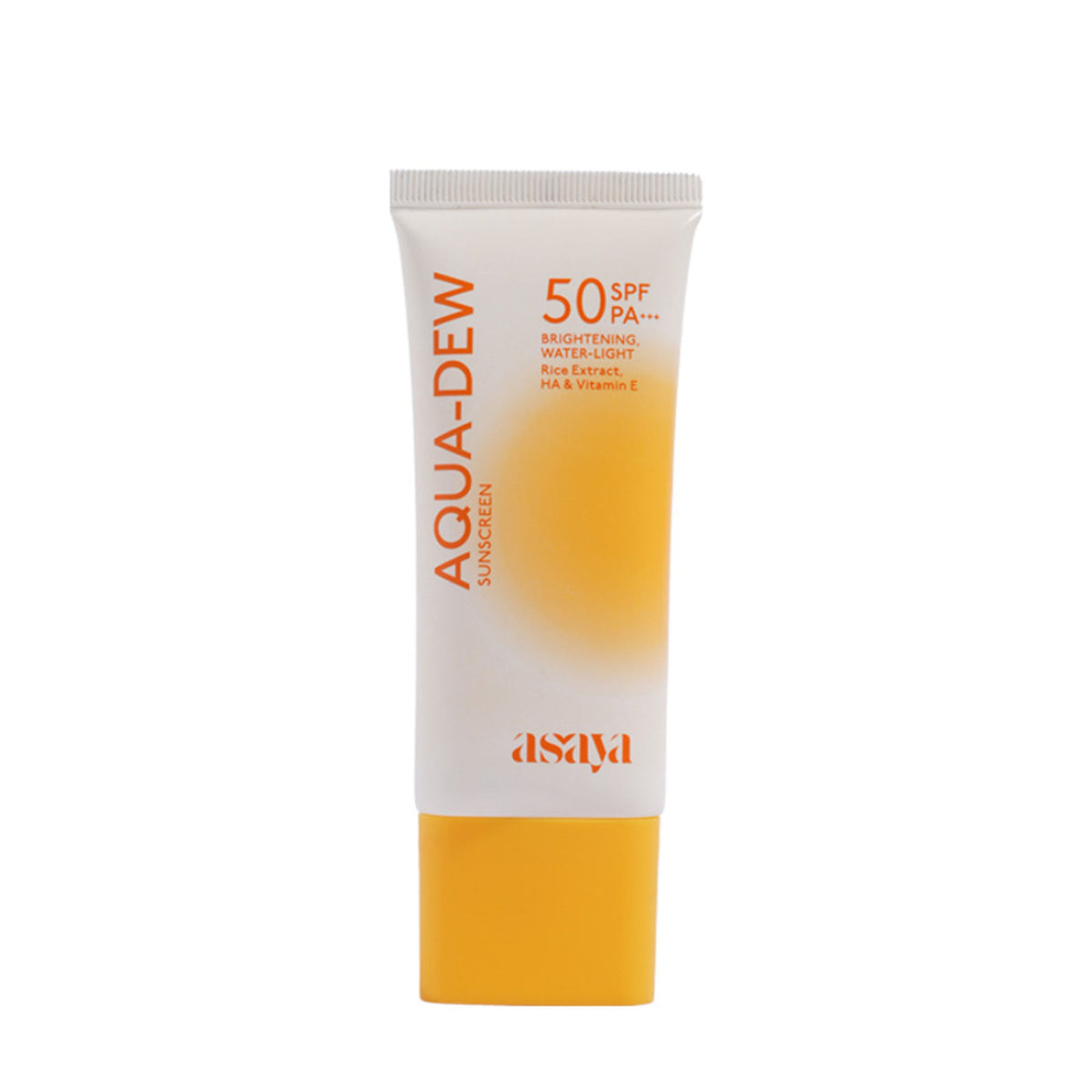 Asaya In-Vivo Tested Dewy Sunscreen SPF 50 Lightweight Water Sunscreen, Vitamin E No White Cast