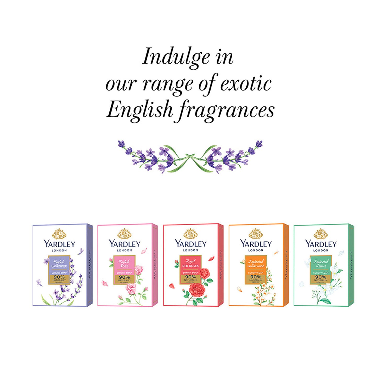 Yardley London English Rose Soap(Pack Of 3) Save RS. 30