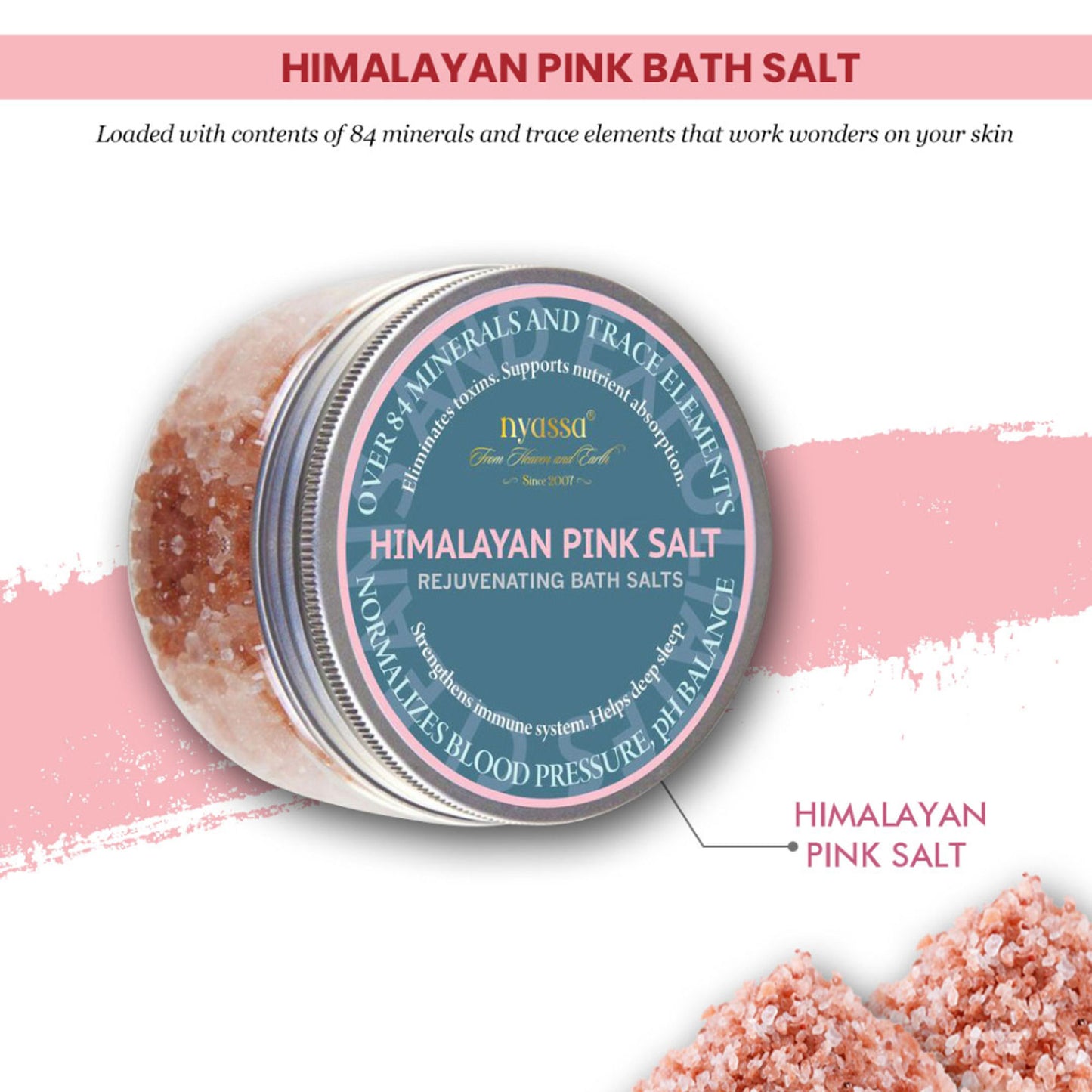 Nyassa Himalayan Pink Salt