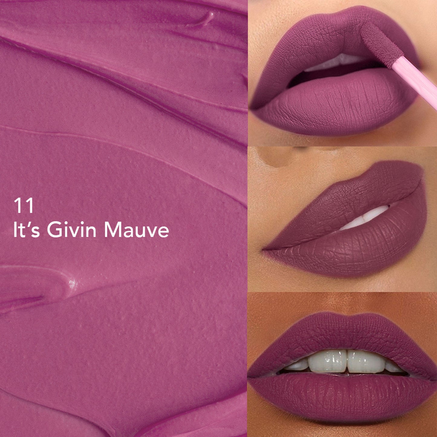 GLAM21 Mattitude Liquid Matte Lipstick - It'S Givin Mauve