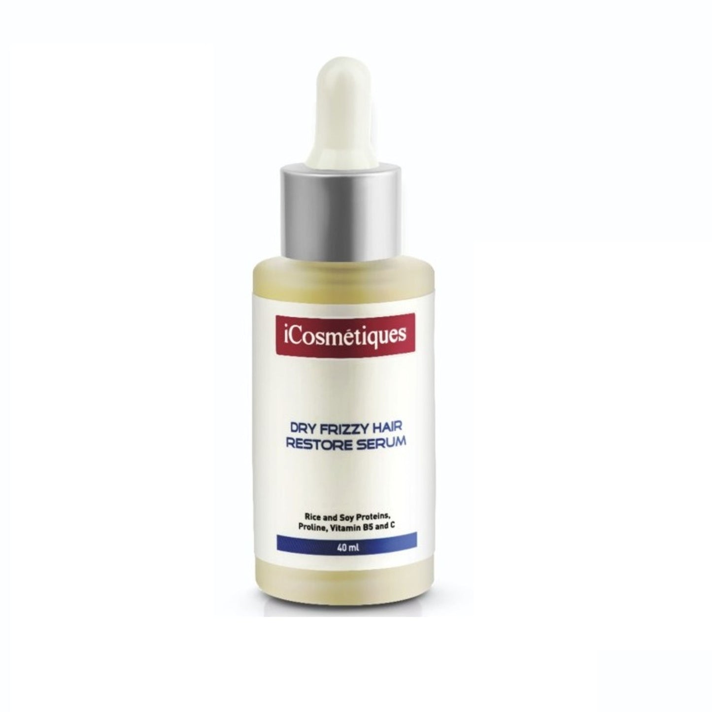 iCosmetiques Hair Serum for Dry & Frizzy Hair - Keratin, Proline, B5 & Reduces Breakage