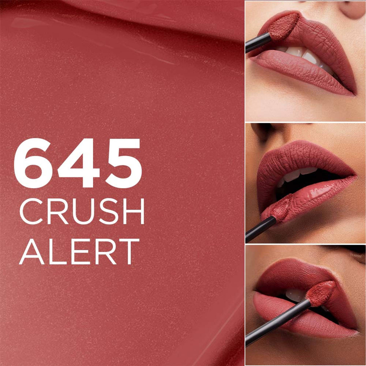 LOreal Paris Infallible Matte Resistance Lipstick, Transfer Resistant Formula - 645 Crush Alert