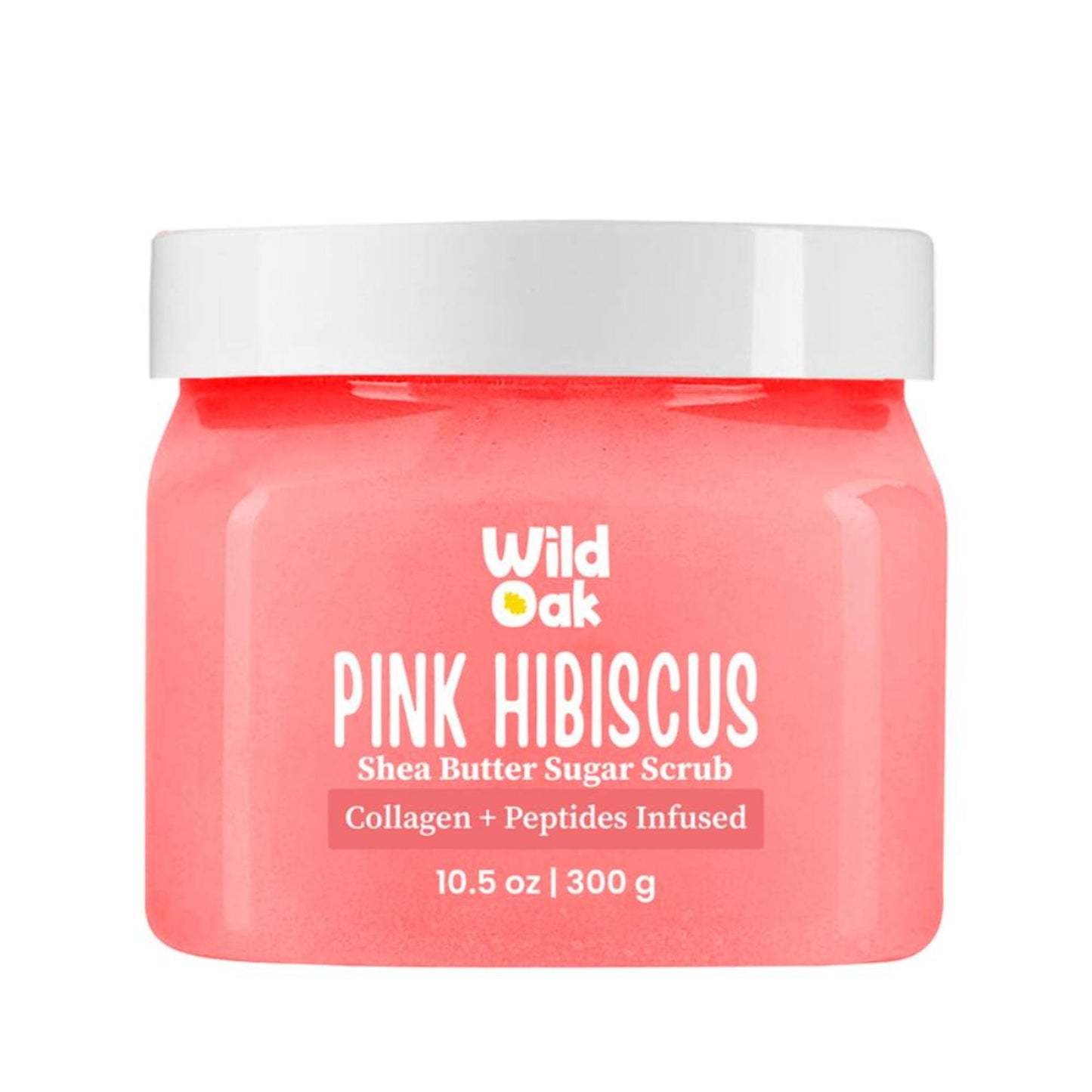 Wild Oak Pink Hibiscus Shea Butter Sugar Body Scrub