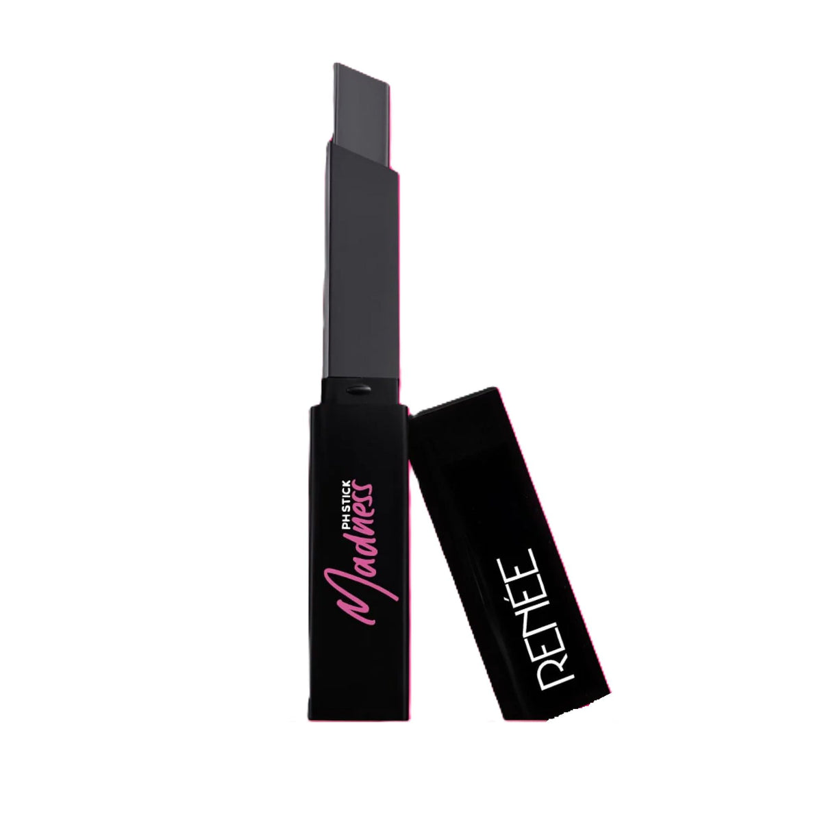 RENEE Madness Ph Lipstick - Black Lipstick With Glossy Pink Payoff - Long Lasting Nourishment