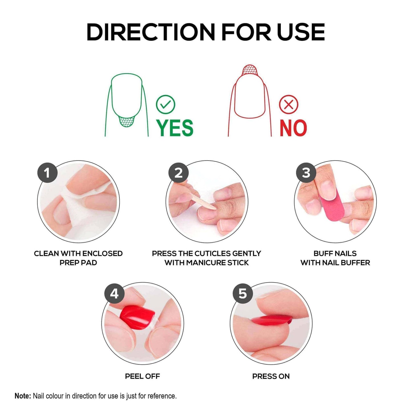 Renee Cosmetics Stick On Nails - FTN 01