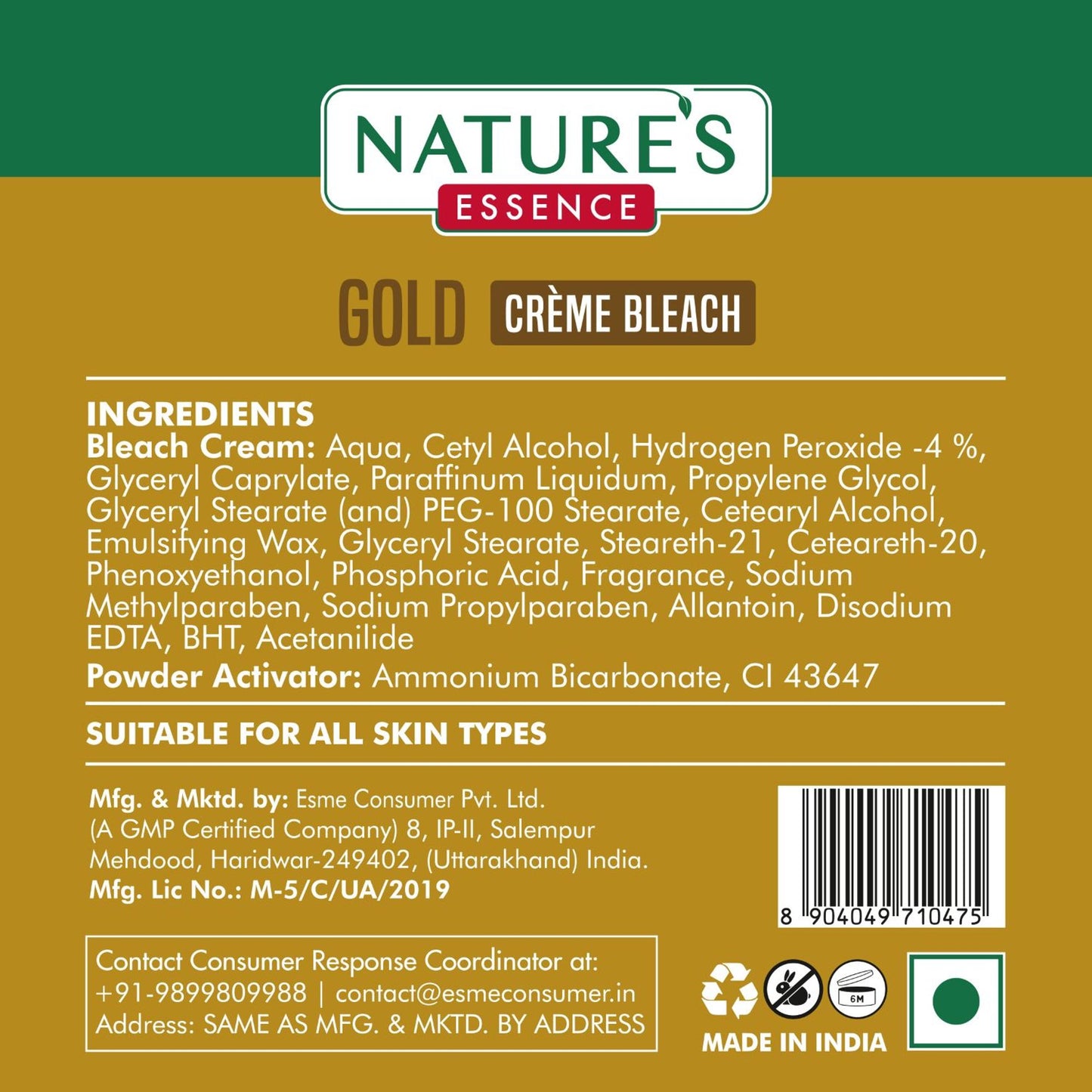 Nature's Essence Gold Bleach