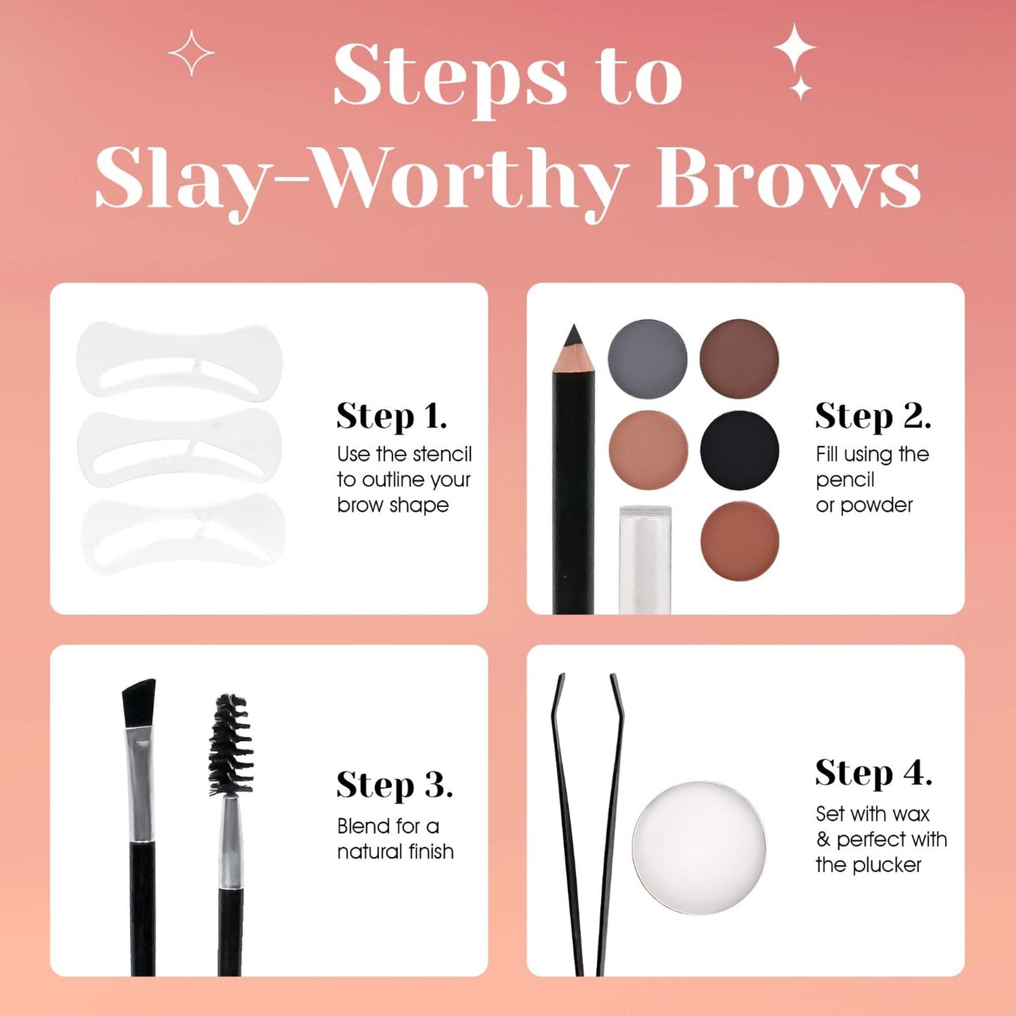 Colors Queen Eyebrow Palette Styling Kit