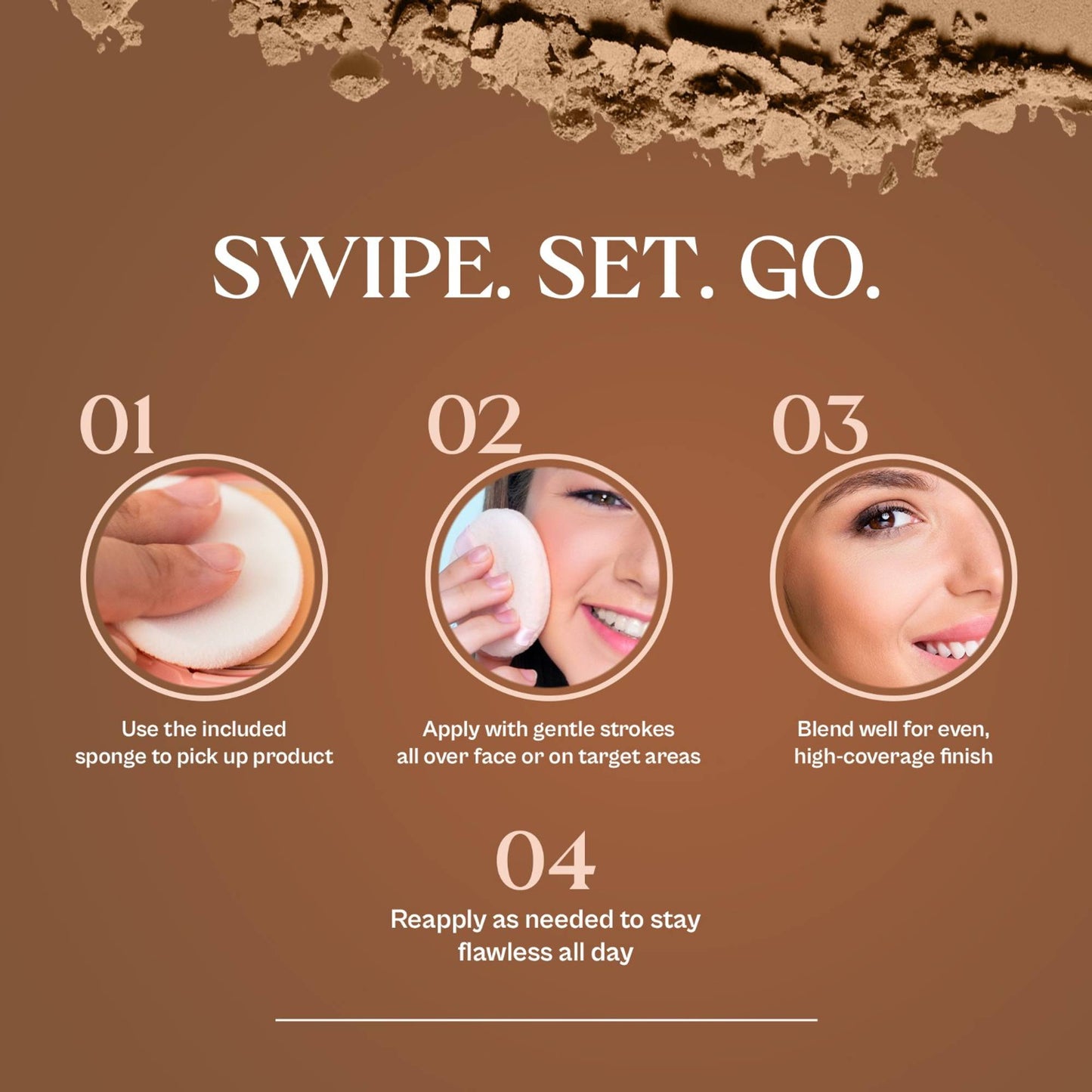 Colors Queen High Cover Compact Powder - Natural Ivory