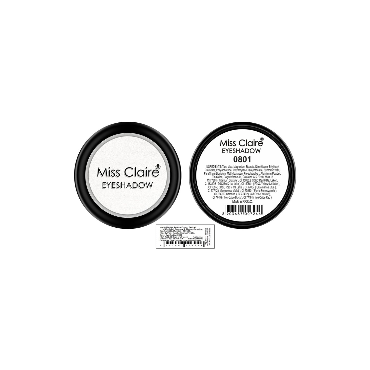 Miss Claire Single Eyeshadow - 801