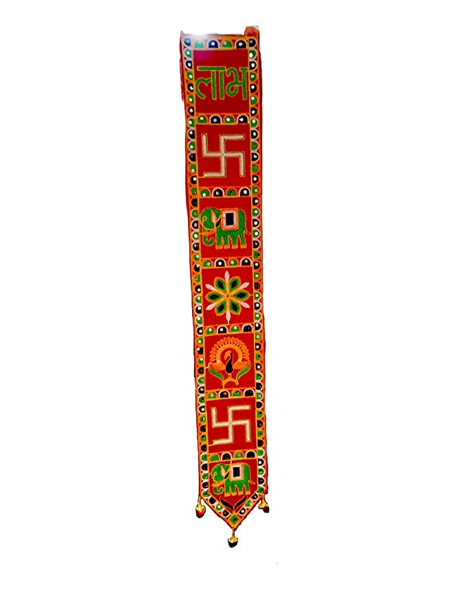 Handmade Toran Toranam Bandarwal Wall Door Hanging Ornaments for Main Gate Entrance, Home Office Diwali New Year Decorations, Home Decorative Items