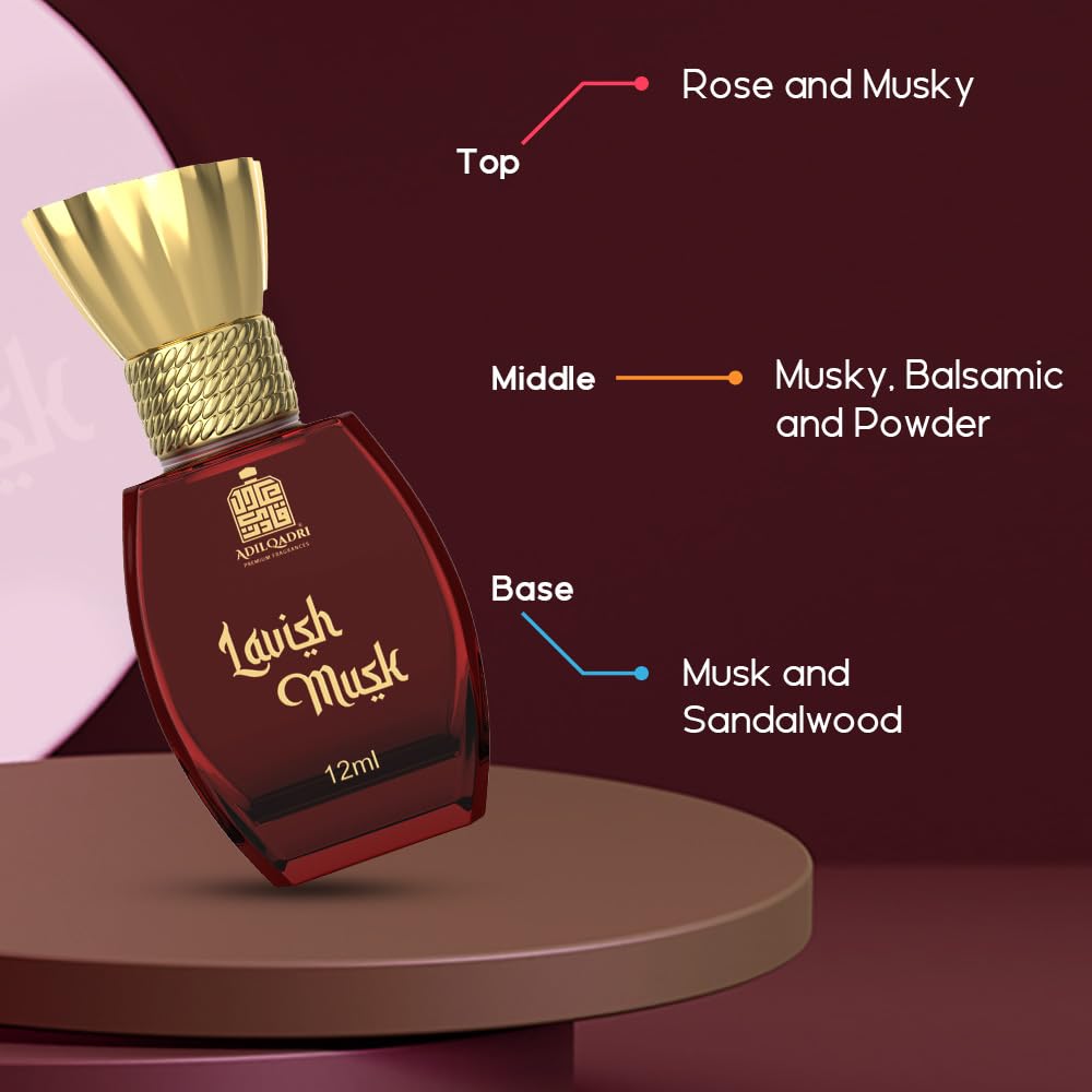 AdilQadri Lavish Musk Attar - Indyancart