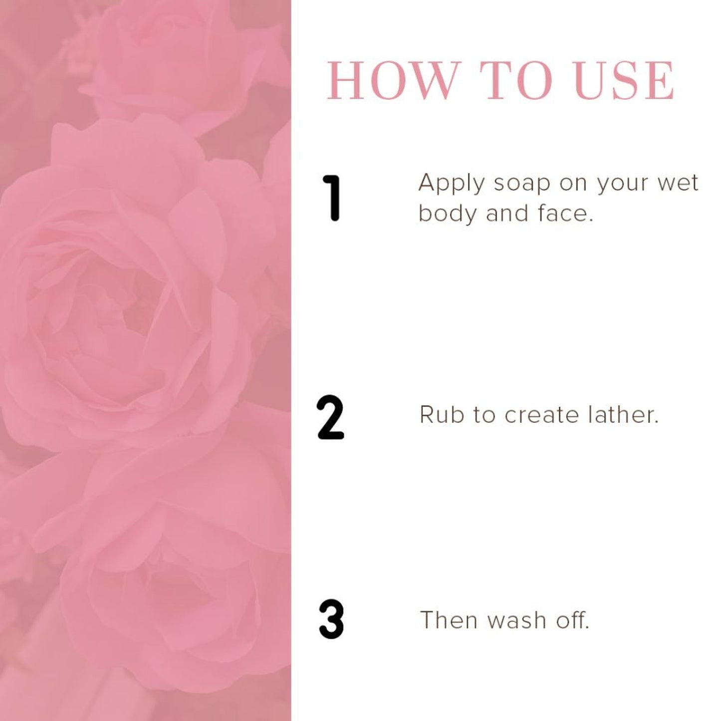Khadi Natural Rose Water Soap Pack of 3