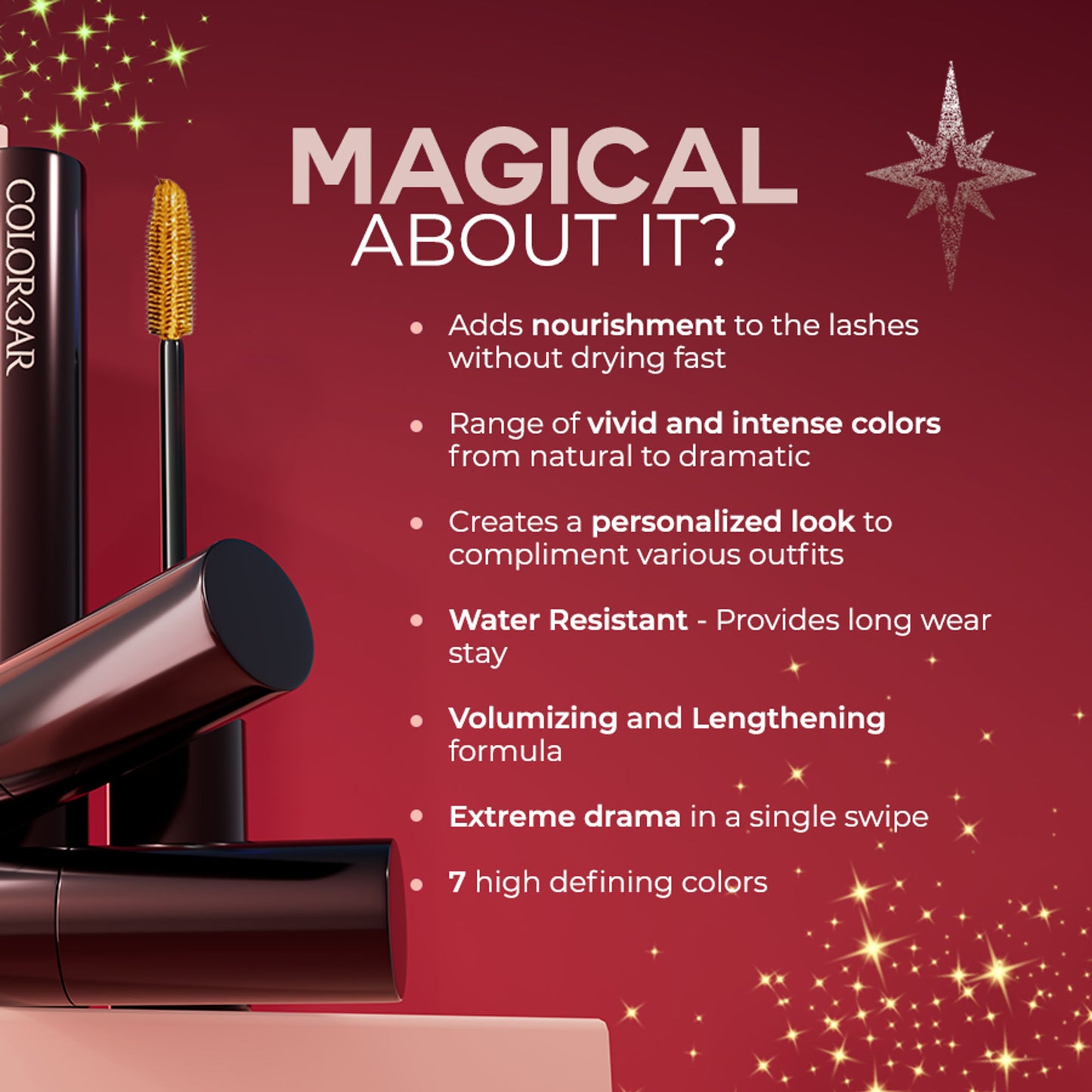 Colorbar Starlight Wand Color Mascara - Spark