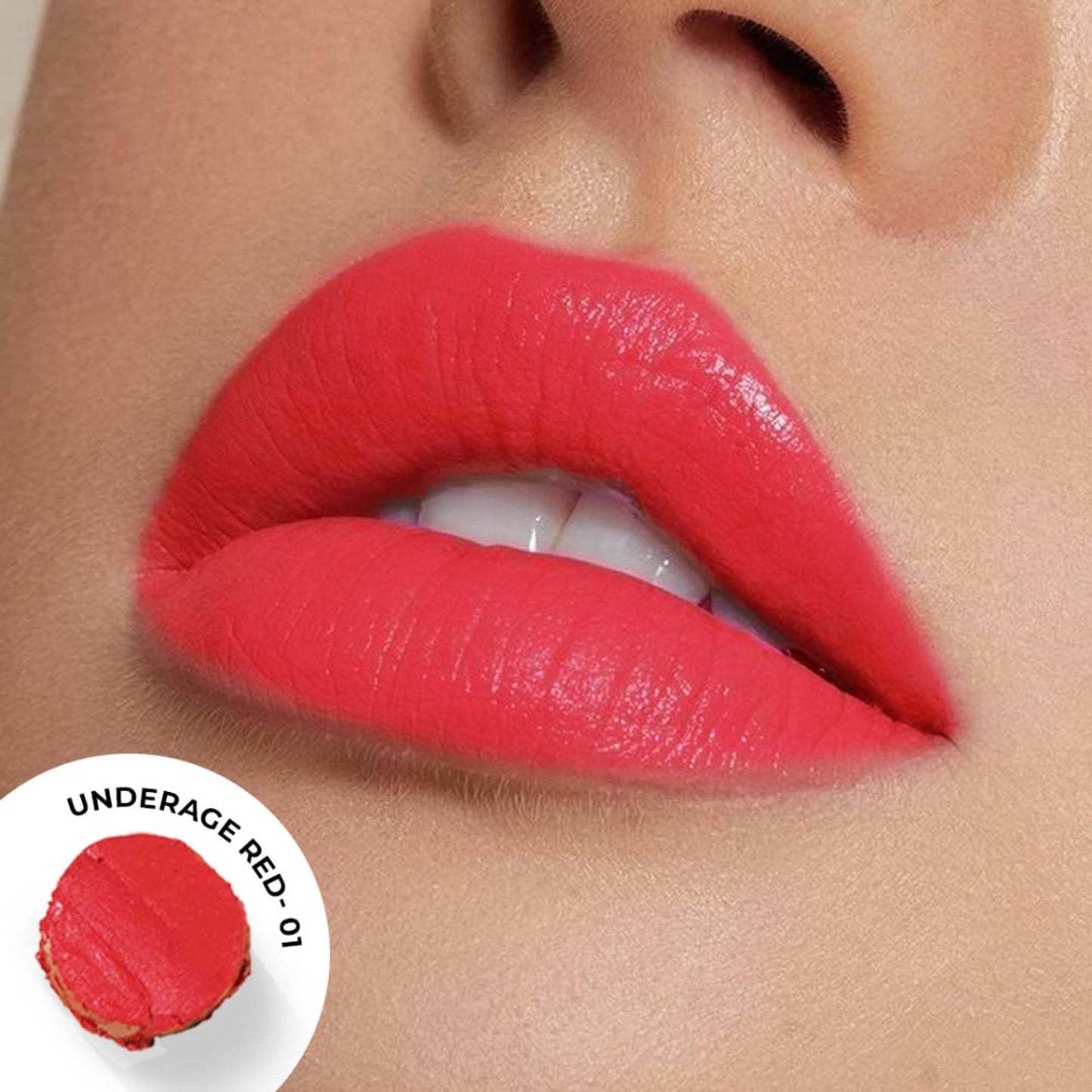 SOKU Censored Creamy Matte Lipstick - Under Age Red