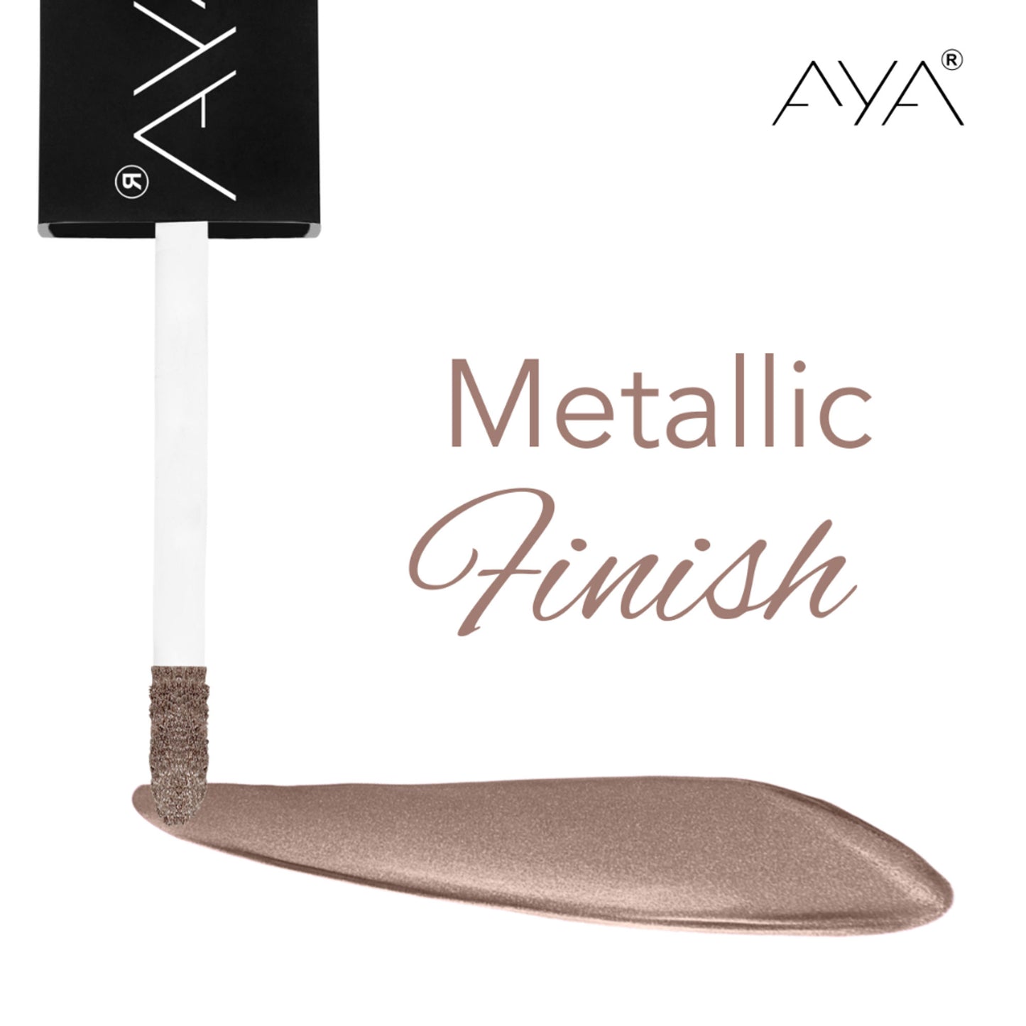 AYA Metallic Liquid Eyeshadow - 04 Sand