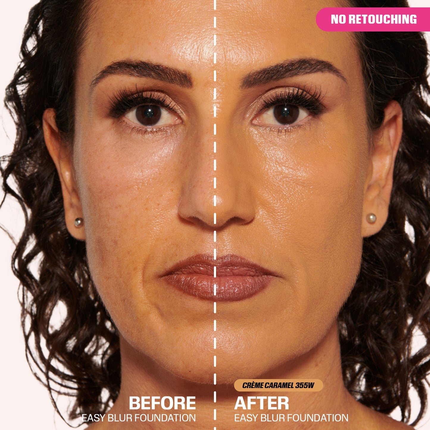 Easy Blur Natural Airbrush Foundation with Niacinamide - Creme Caramel 355N