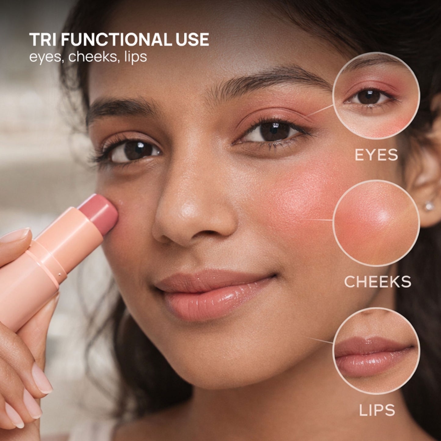 Sammmm First Crush Dual Core Blush Stick - Sorbet