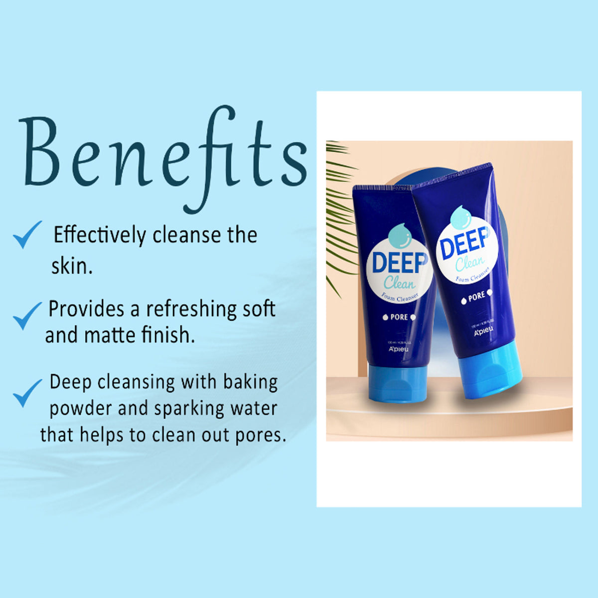 Apieu Deep Clean Foam Cleanser - Pore