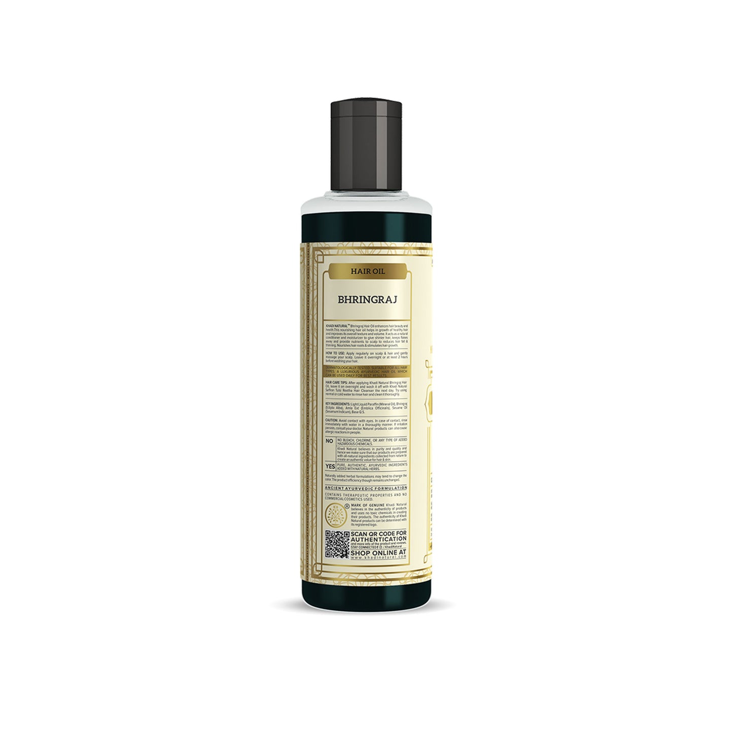 Khadi Natural Bhringraj Hair Oil Nourishes Hair Roots