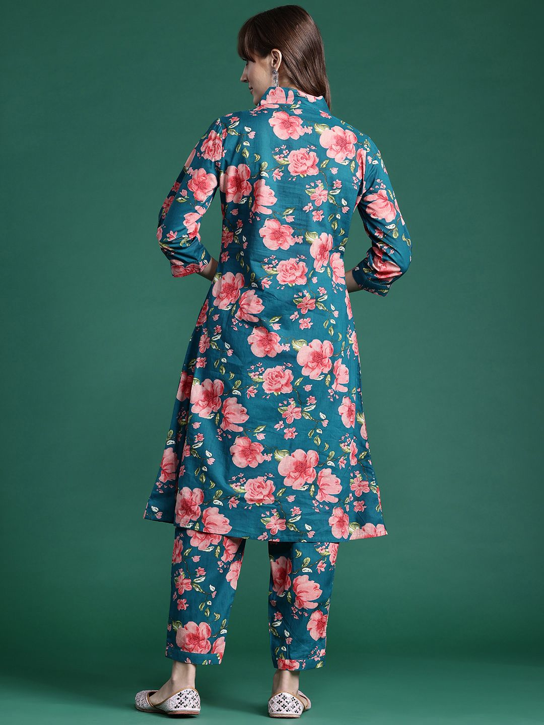 Dhiyona IE Floral Printed Pure Cotton Co-Ords