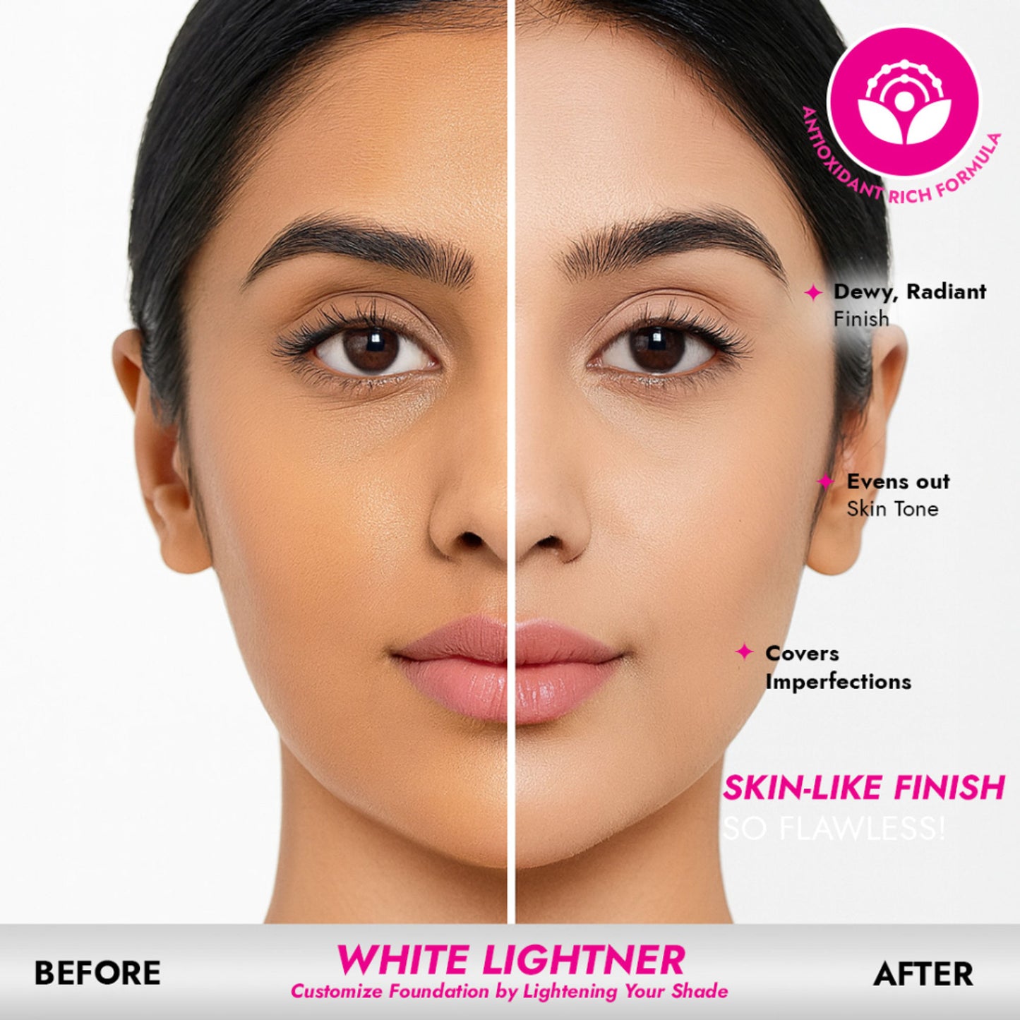 L.A Girl Pro Coverage Illuminating Liquid Foundation - White