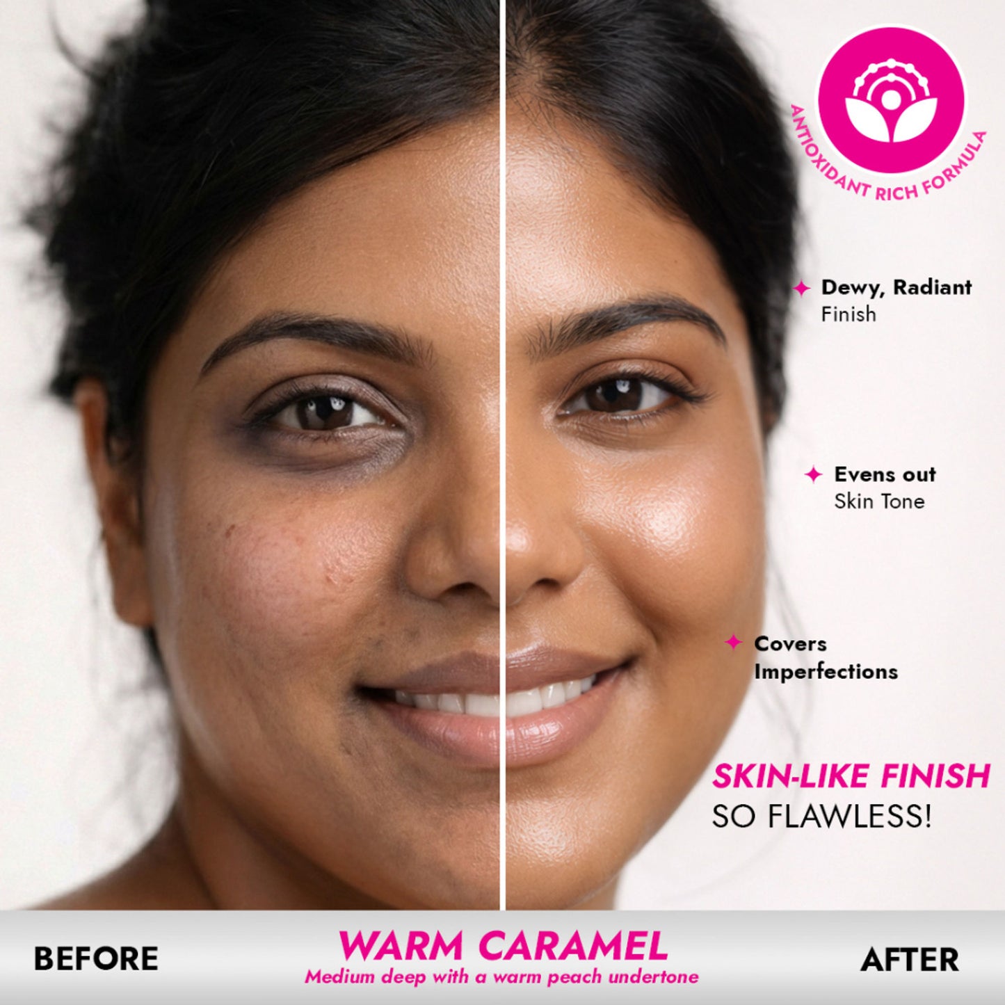 L.A Girl Pro Coverage Illuminating Liquid Foundation - Warm Caramel
