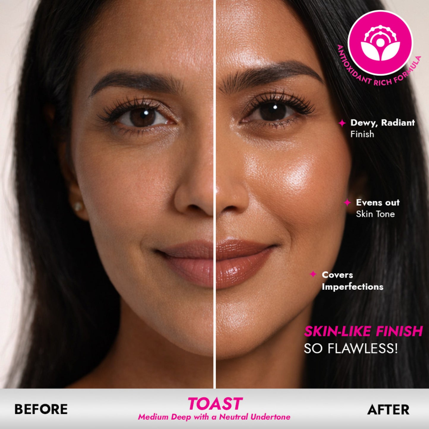 L.A Girl Pro Coverage Illuminating Liquid Foundation - Toast