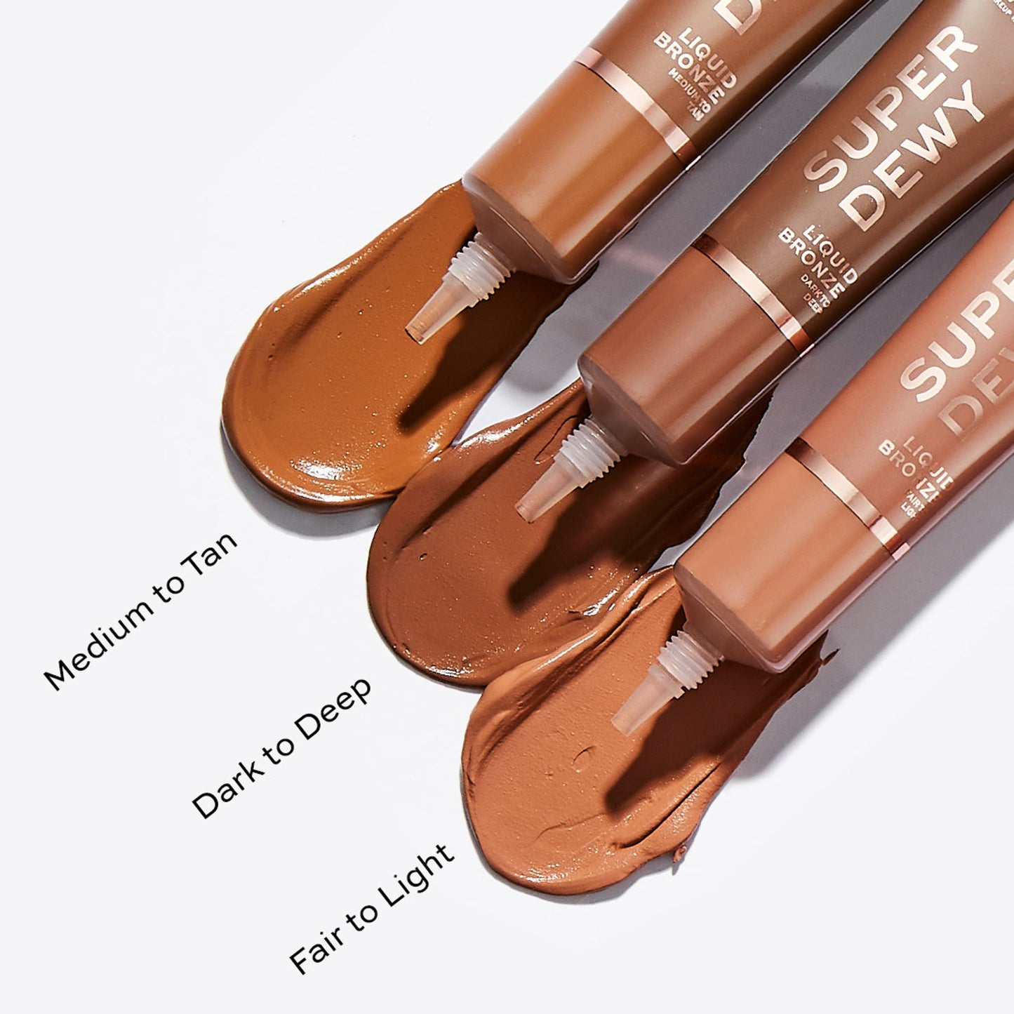 Makeup Revolution Superdewy Liquid Bronzer - Dark To Deep