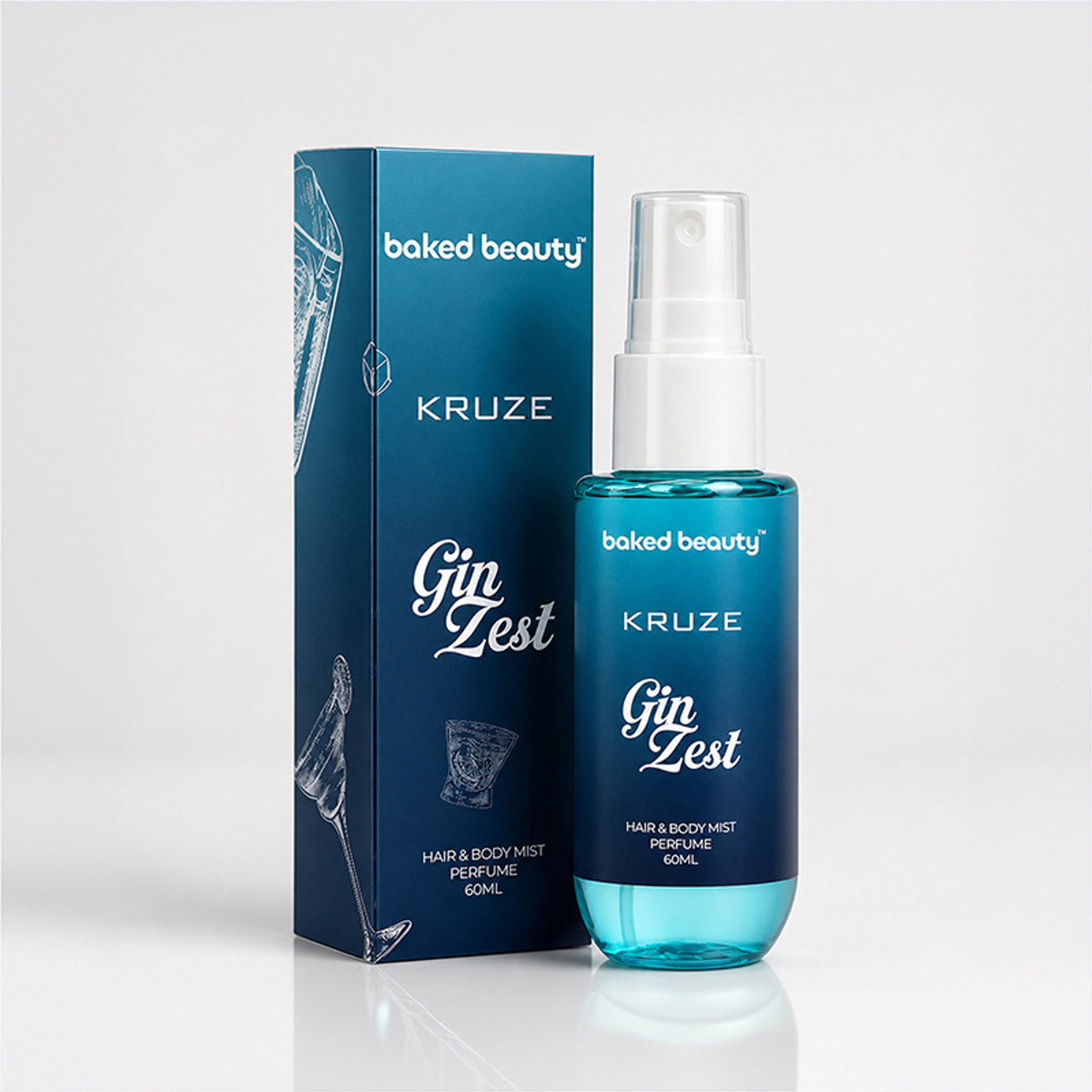 Baked Beauty Kruze Gin Zest Hair And Body Mist