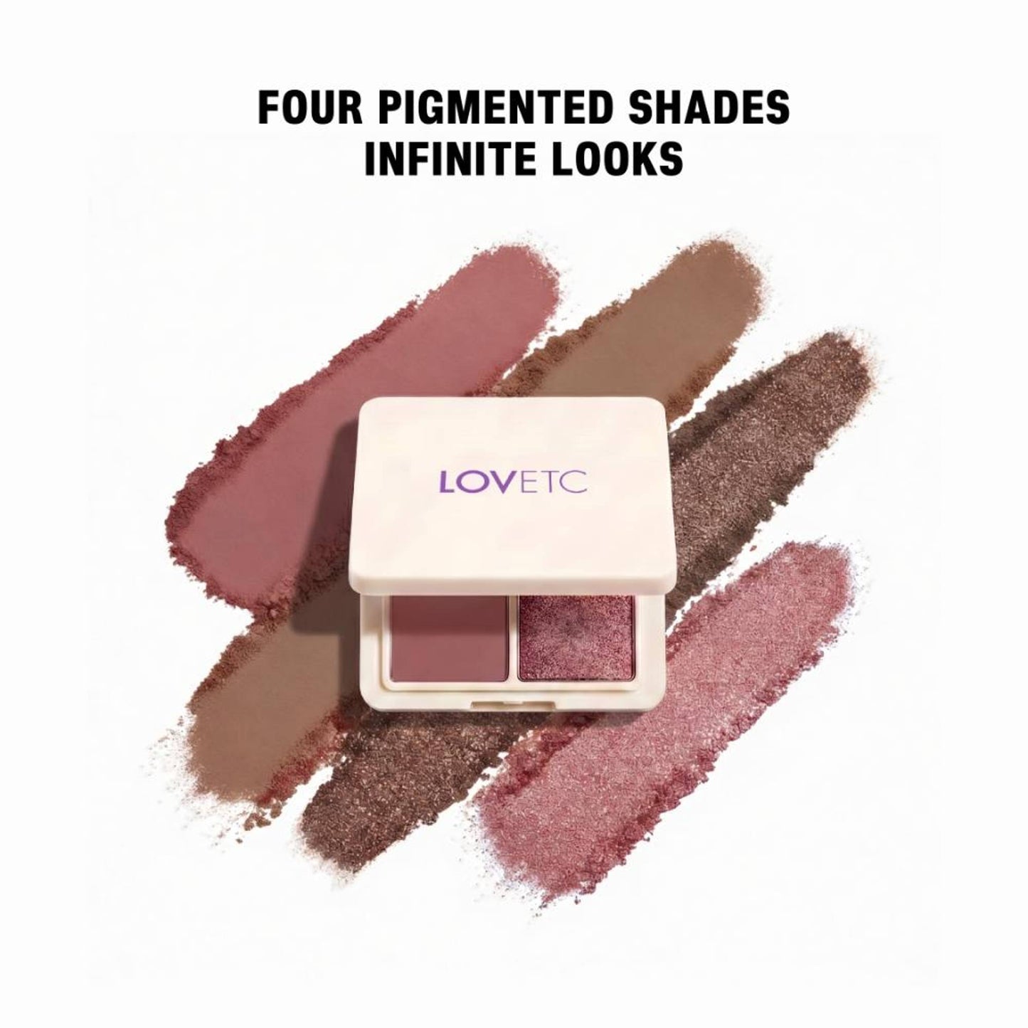 LOVETC Pop, Passion, Etc Satin Edit Eyeshadow Palette Quad - Velvet Lights