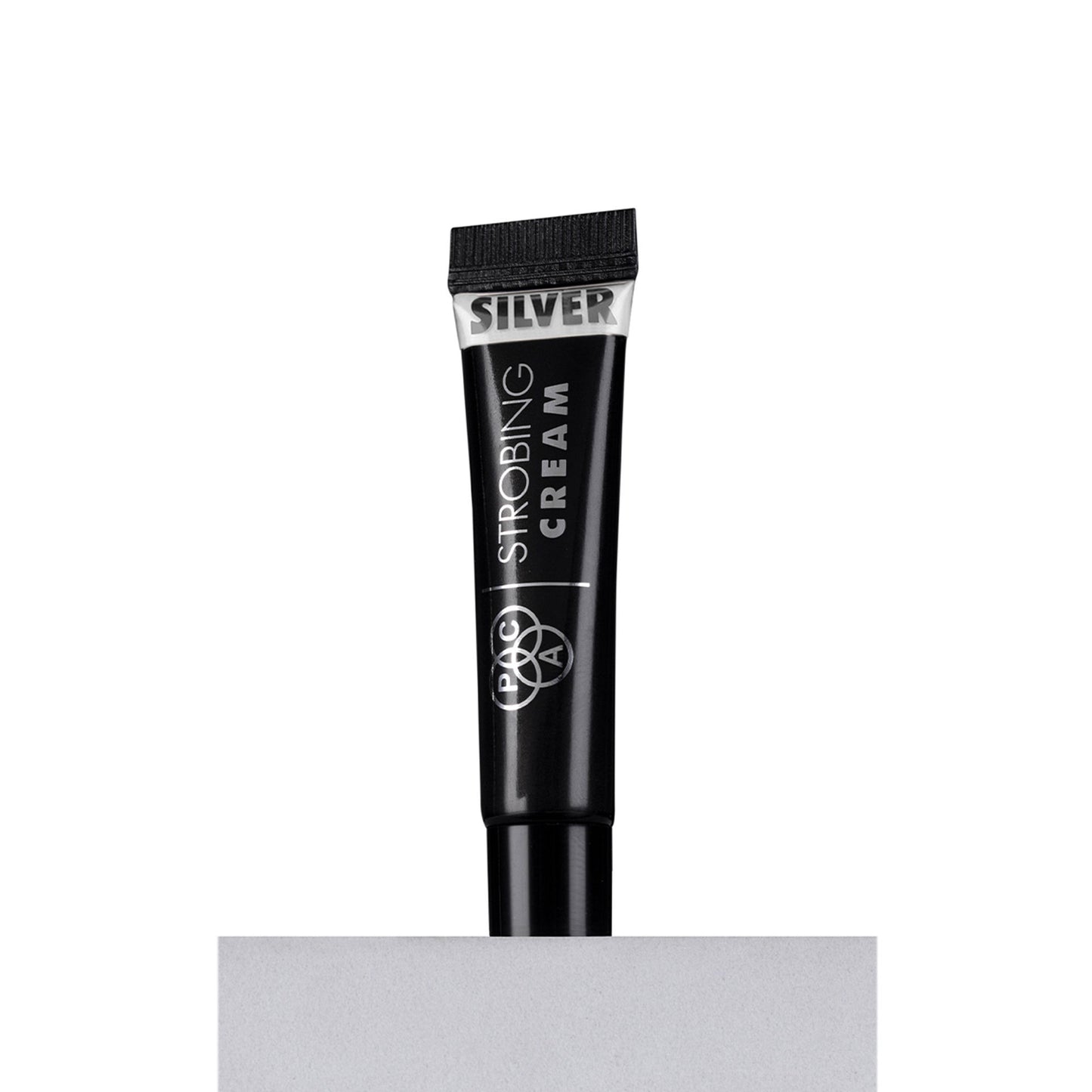 PAC Strobing Cream Mini - Ultra Fine Light Reflective Particles, Subtle Dewy Glow, Lightweight - Silver