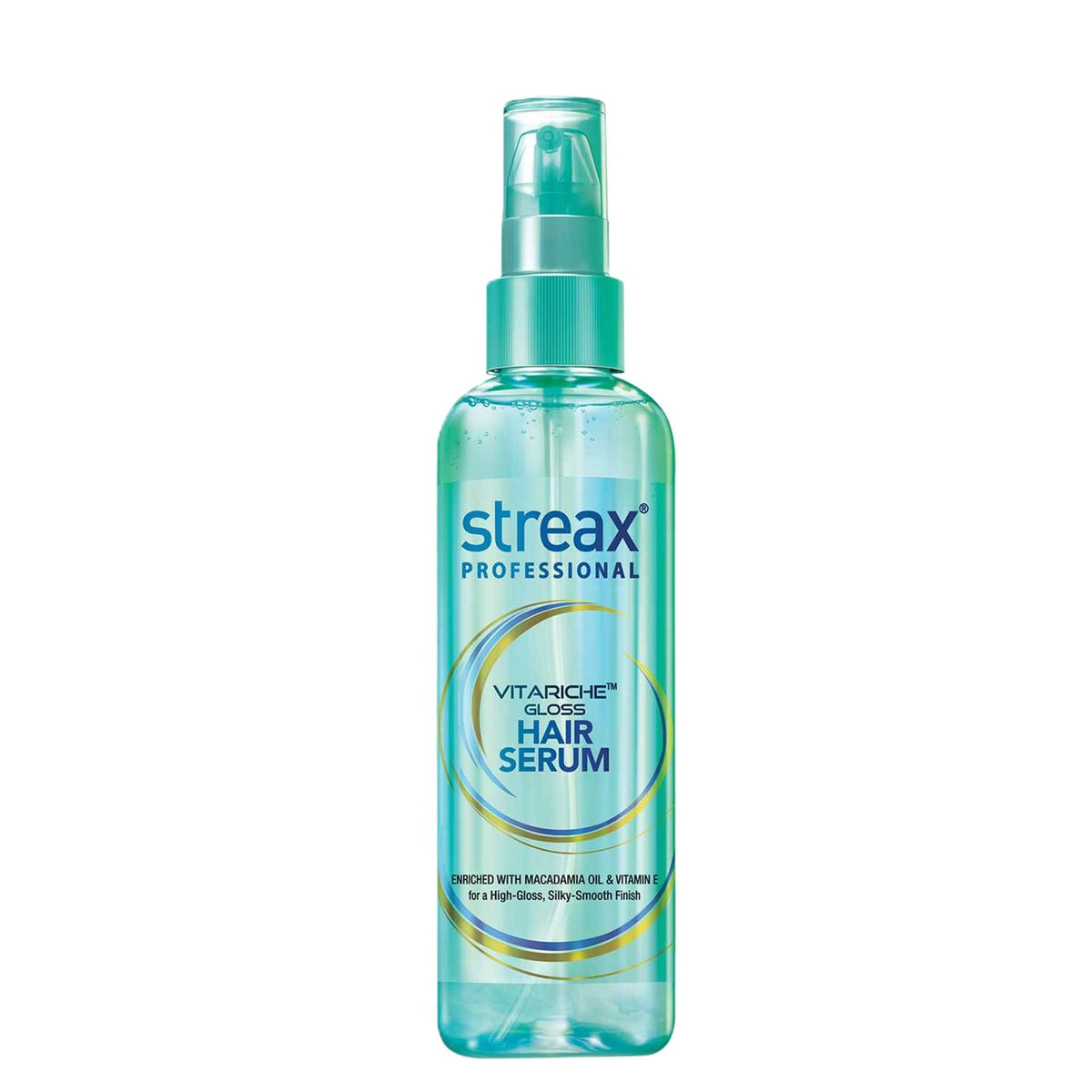 Streax Professional Vitariche Gloss Hair Serum for Frizz Control & Shine with Vitamin E