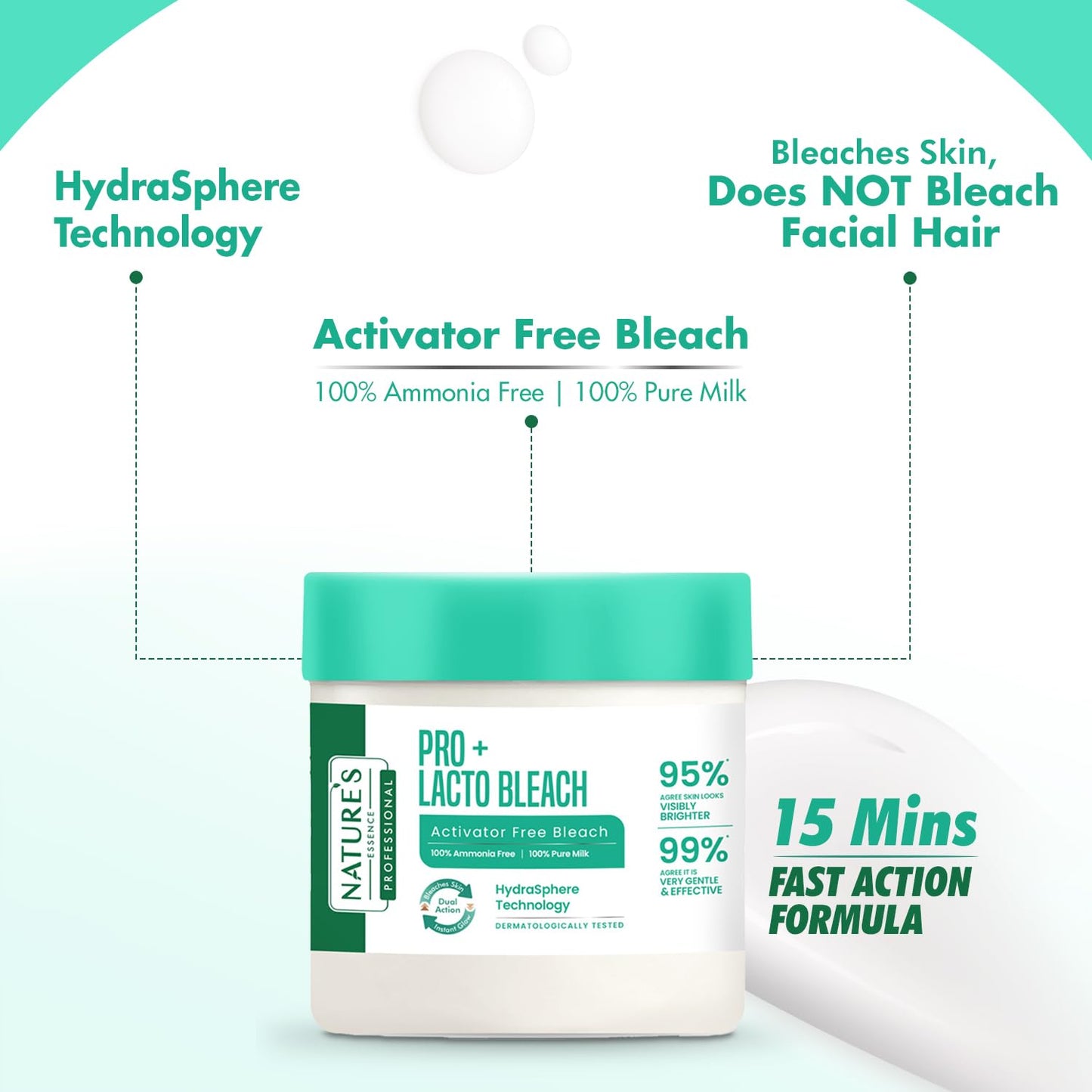 Nature's Essence Lacto Bleach Natural Milk Bleach Without Activator - Indyancart