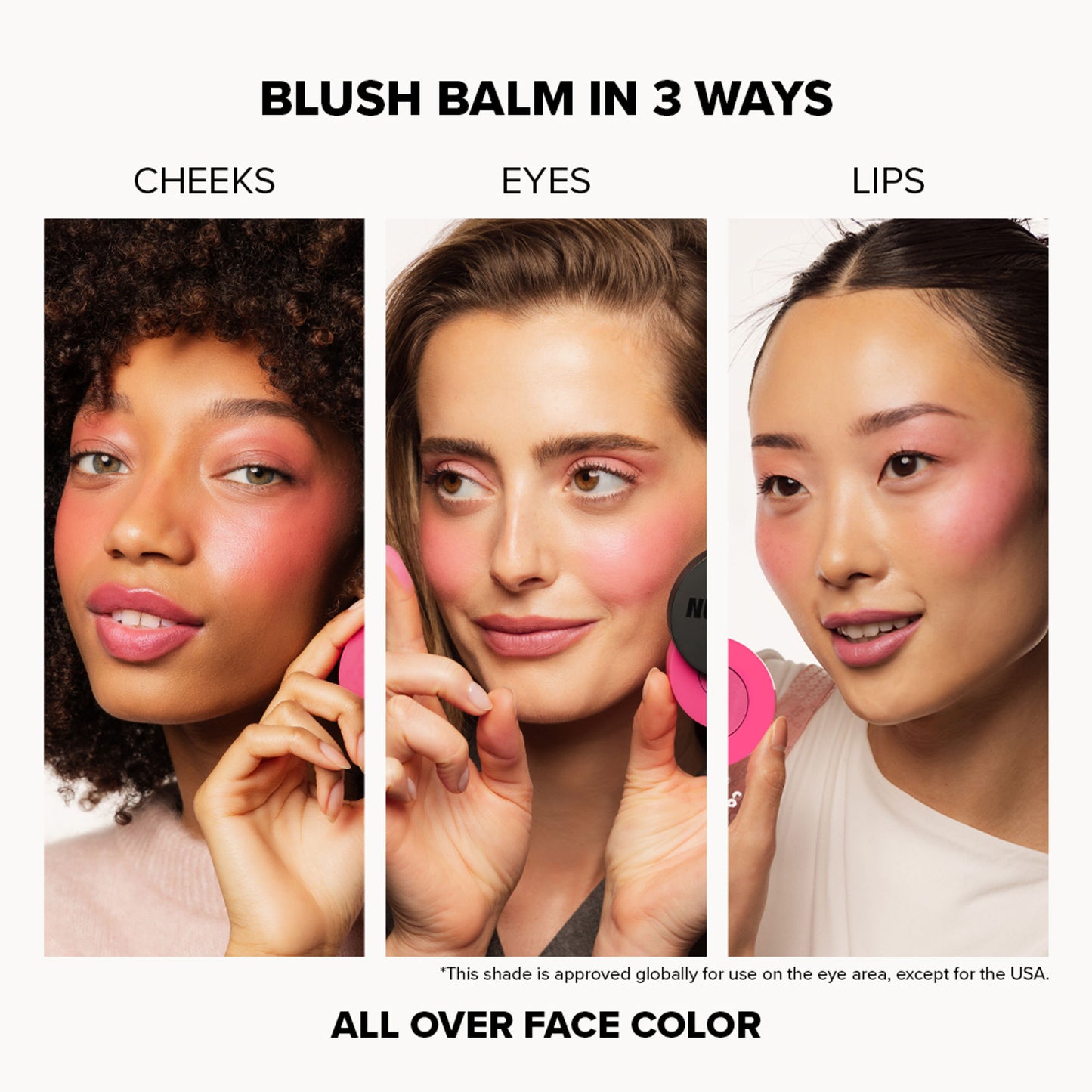 Nudestix Stax All Over Color Blush Balm - Magenta Matte