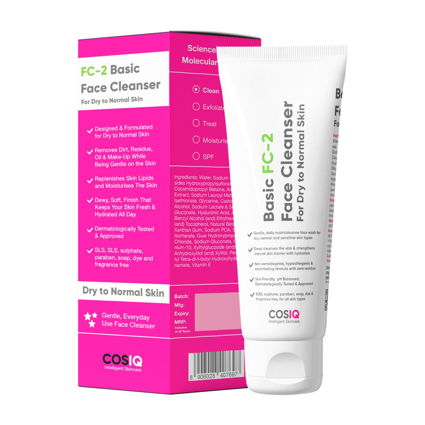 Cos-IQ Fc-2 Face Cleanser For Dry Skin