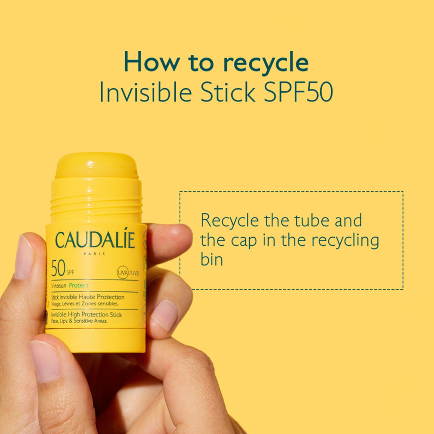 Caudalie Vinosun Invisible High Protection Stick SPF 50