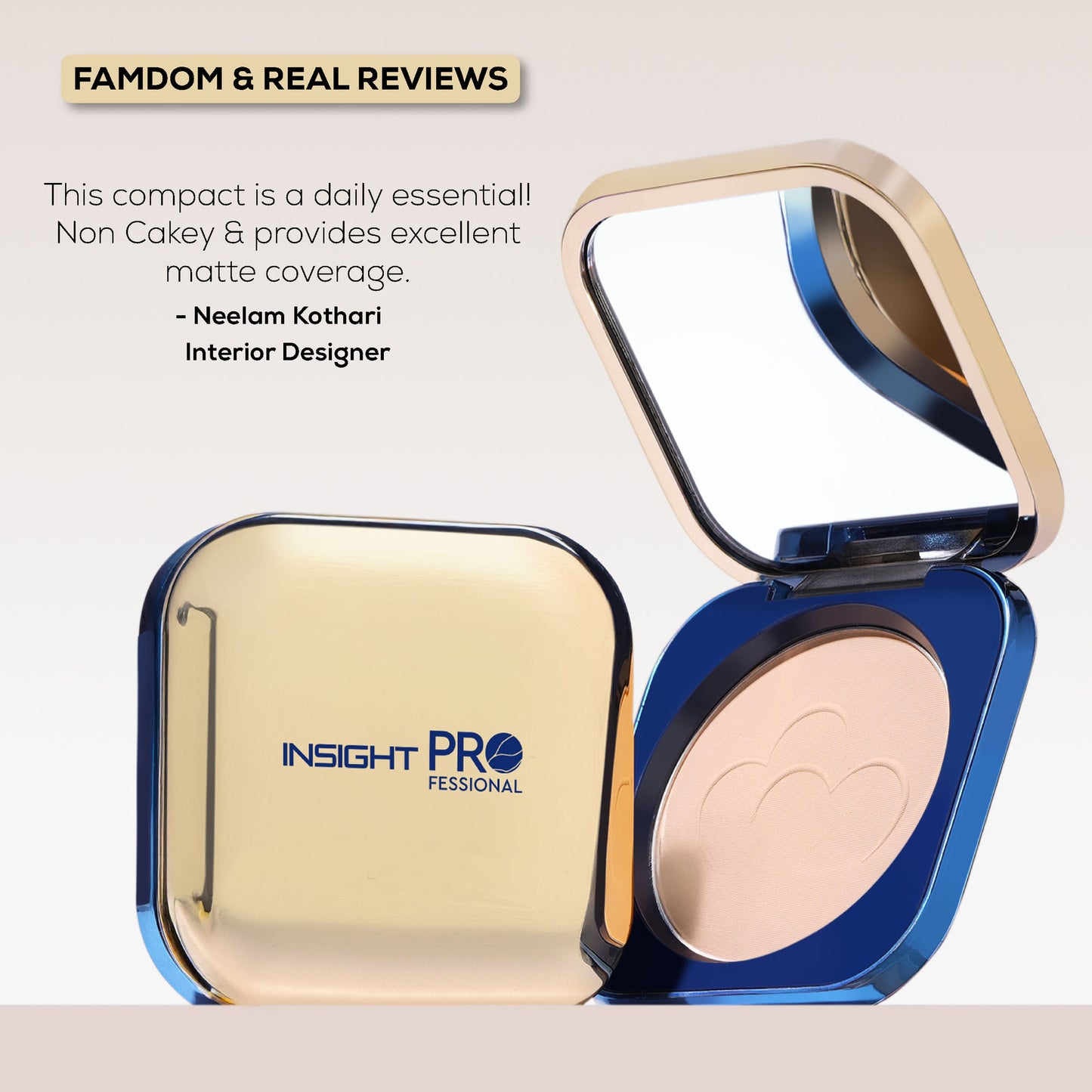 Insight Professional All Day Matte Compact Foundation - Beige