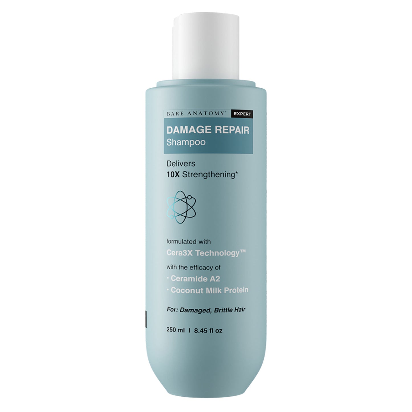 Bare Anatomy Damage Repair Shampoo for Damaged, Dry & Frizzy Hair Paraben & Sulphate Free Shampoo