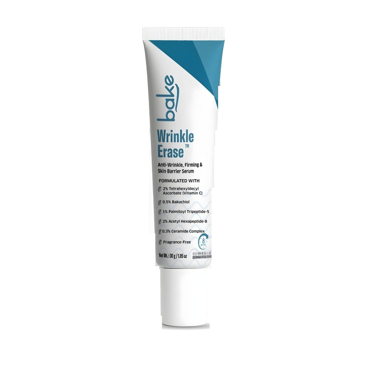 BAKE Wrinkle Erase Anti-Wrinkle, Firming & Skin Barrier Serum Cream For Fine Lines, Aging Skin