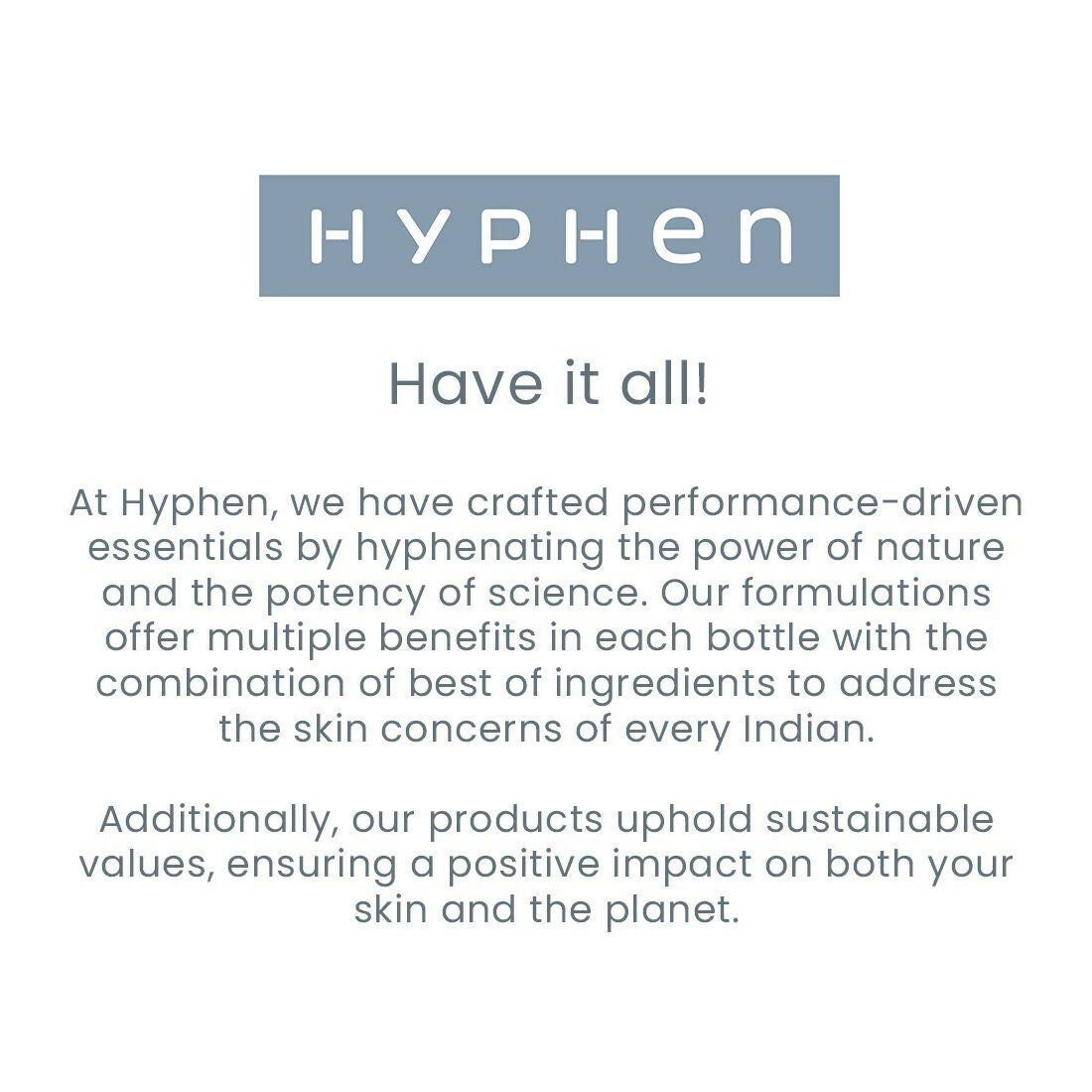 Hyphen by Kriti Sanon hazel vitamin-infused peptide lip balm showing smooth, hydrated lips with glossy finish.