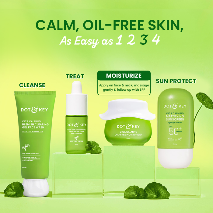 Dot & Key Cica Calming Oil Free Moisturizer, Pack of 2