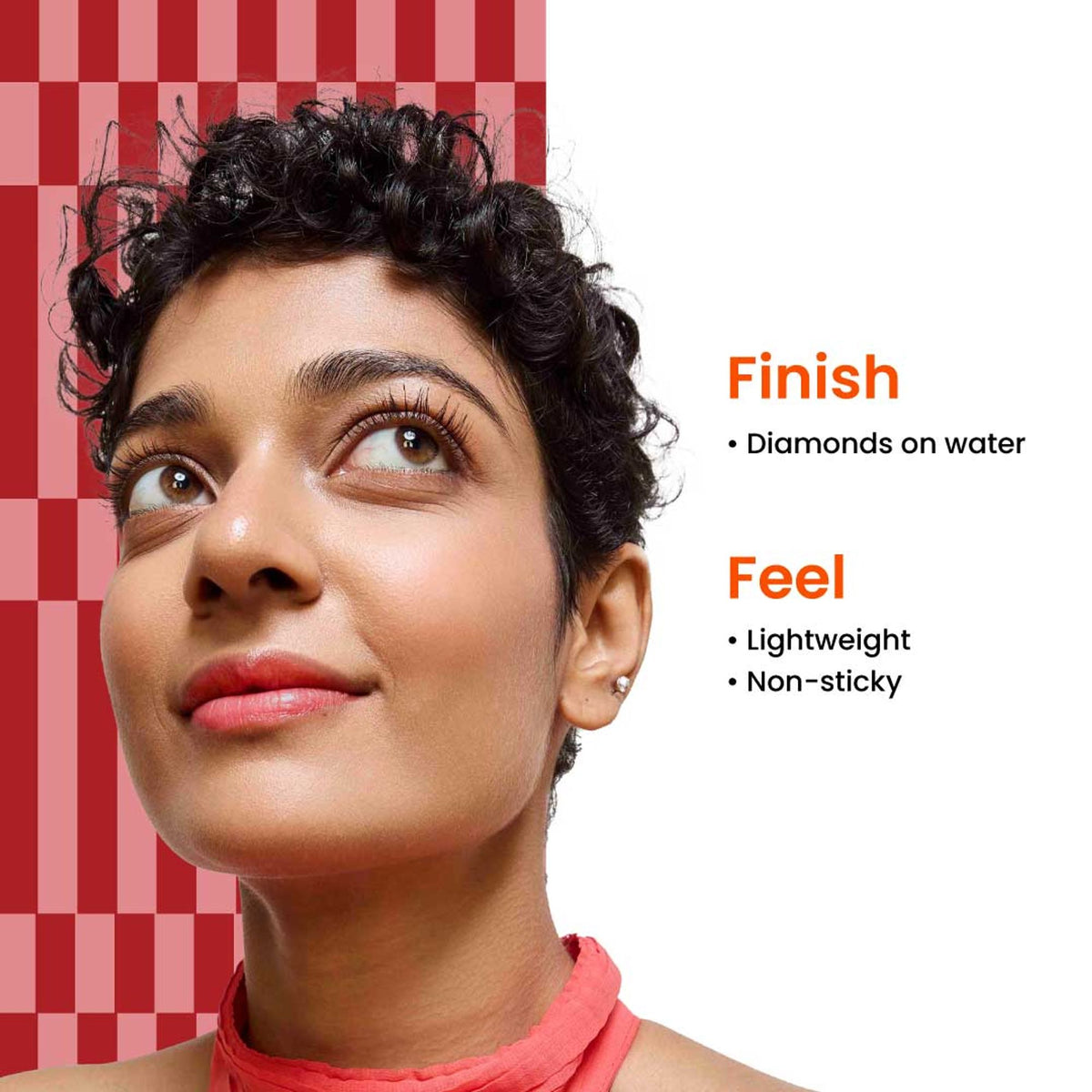 Foxtale Brightening Lip Balm with Peptides, Vitamin C & Hyaluronic Acid for Dry Lips & Pigmentation - Ruby Glaze