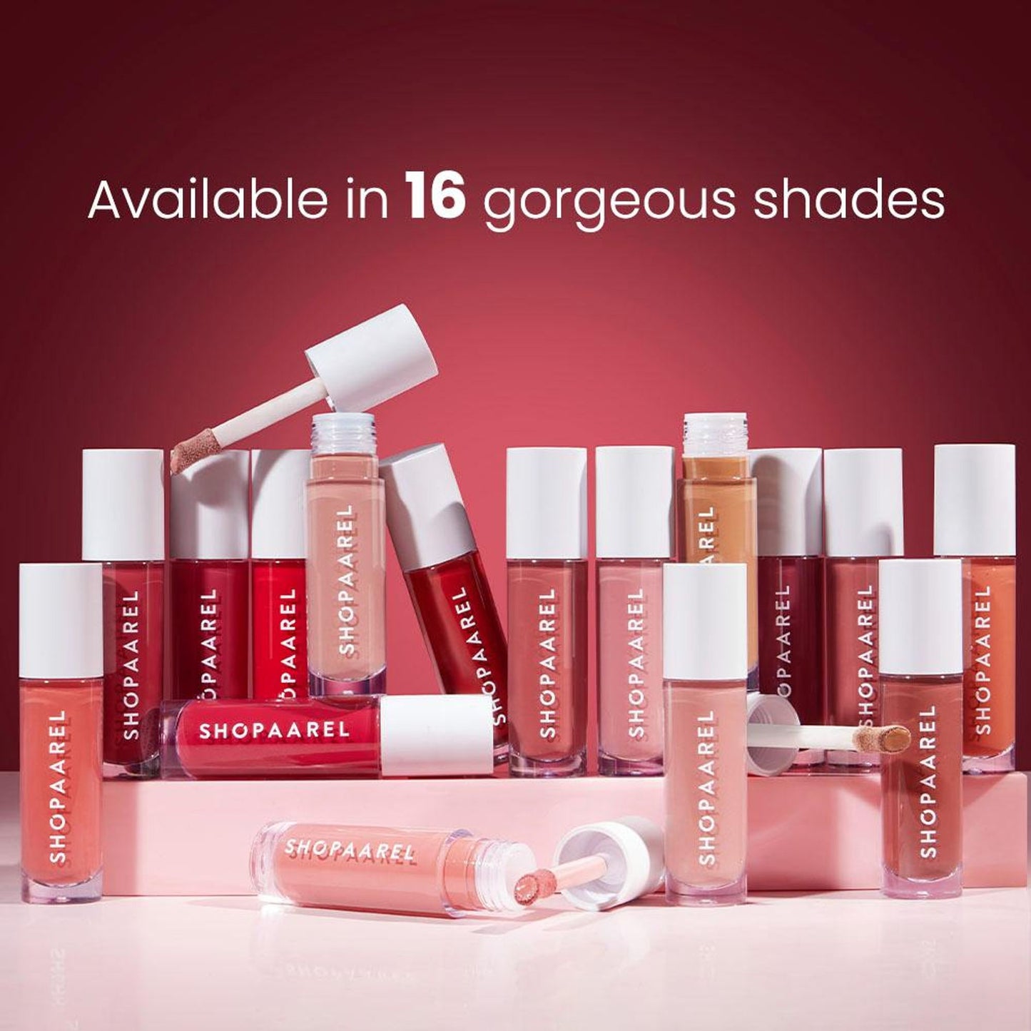 Shopaarel Silky Matte Gloss Liquid Lipstick - Stone-01